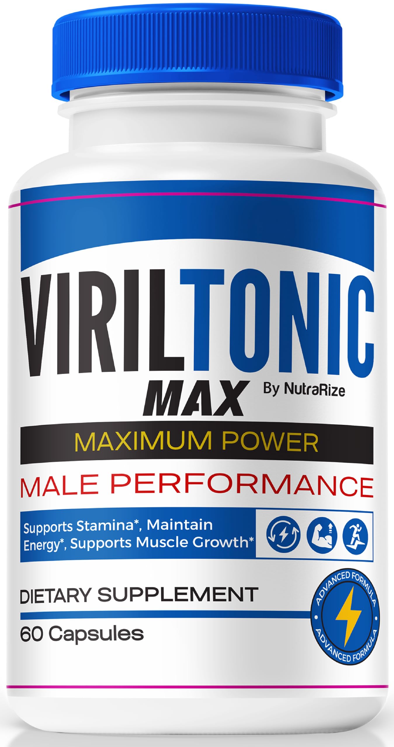 NutraRize VirilTonic Max for Men Capsules, 60 Count