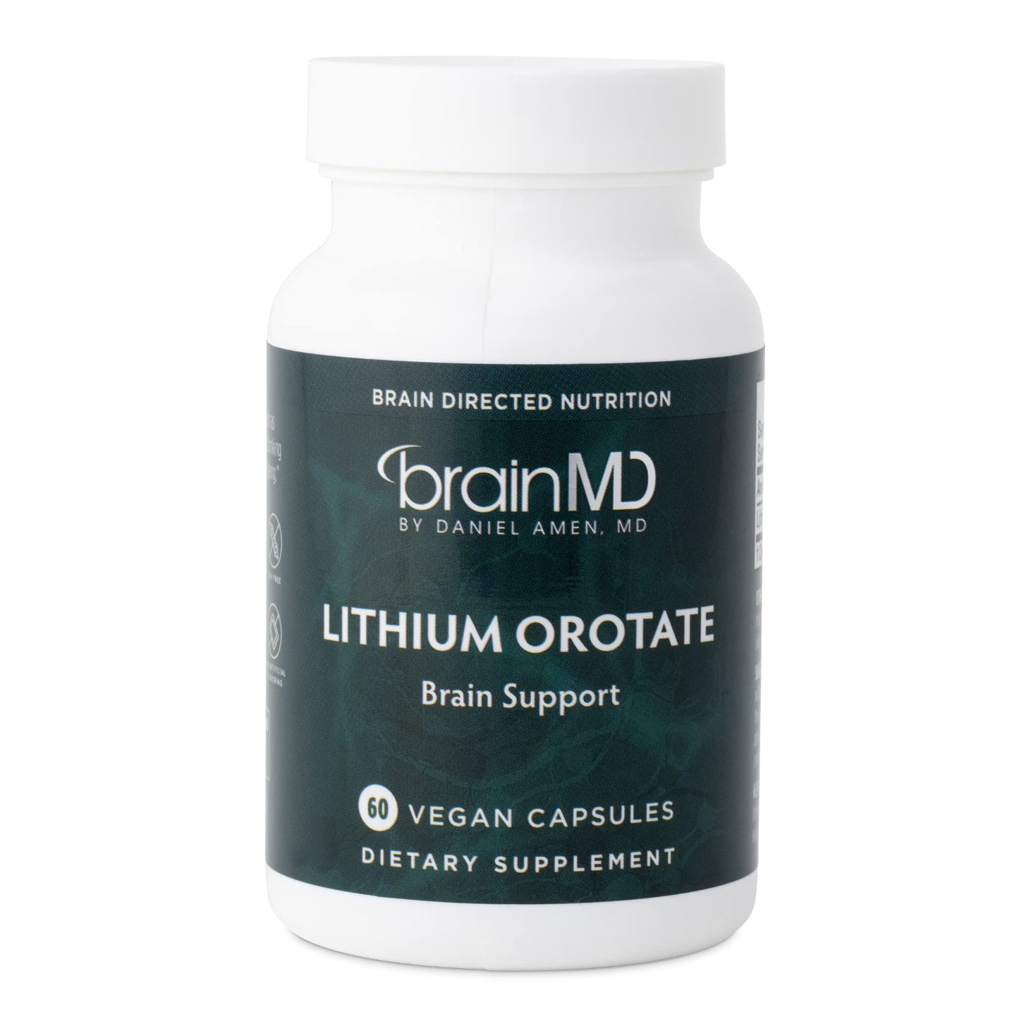 BRAINMD Dr Amen Lithium Orotate Capsules 60 Count