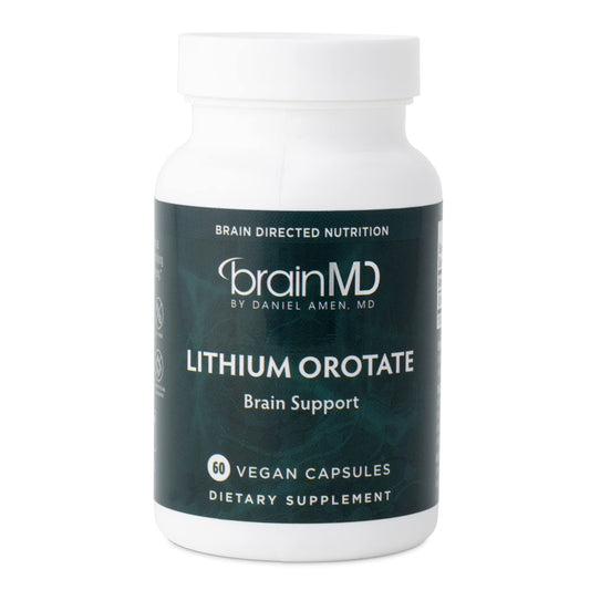 BRAINMD Dr Amen Lithium Orotate 60 Capsules