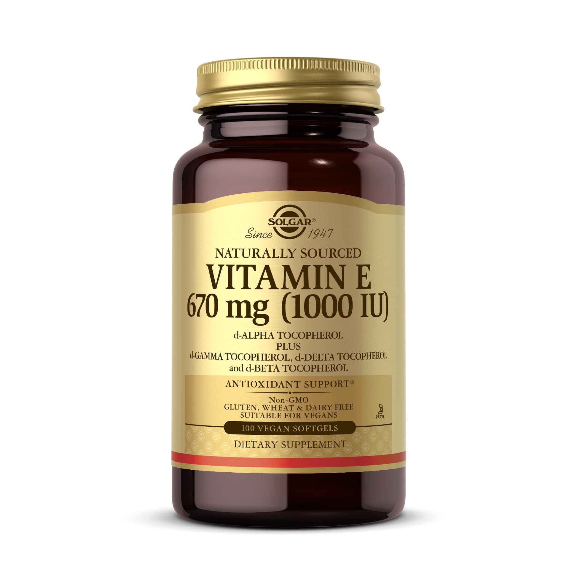 Solgar Vitamin E Softgels 100 Count