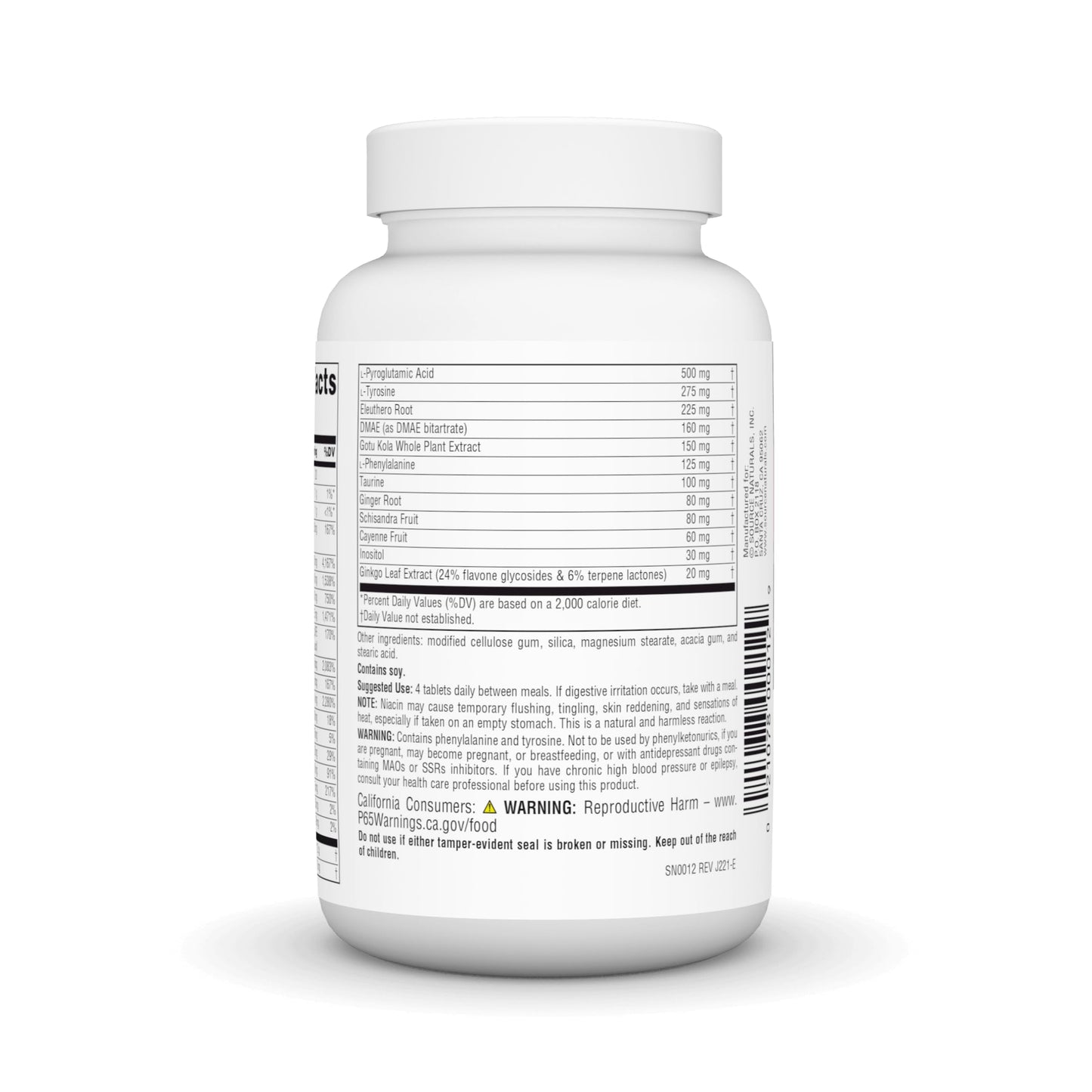 Source Naturals Mental Edge - Brain Boosting Supplement, 60 Tablets