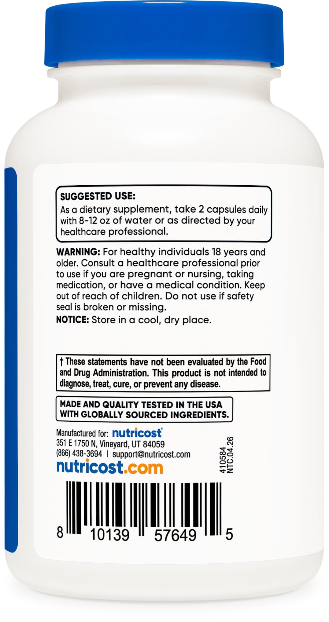 Nutricost Super Antioxidants 1000mg Capsules, 120 Count
