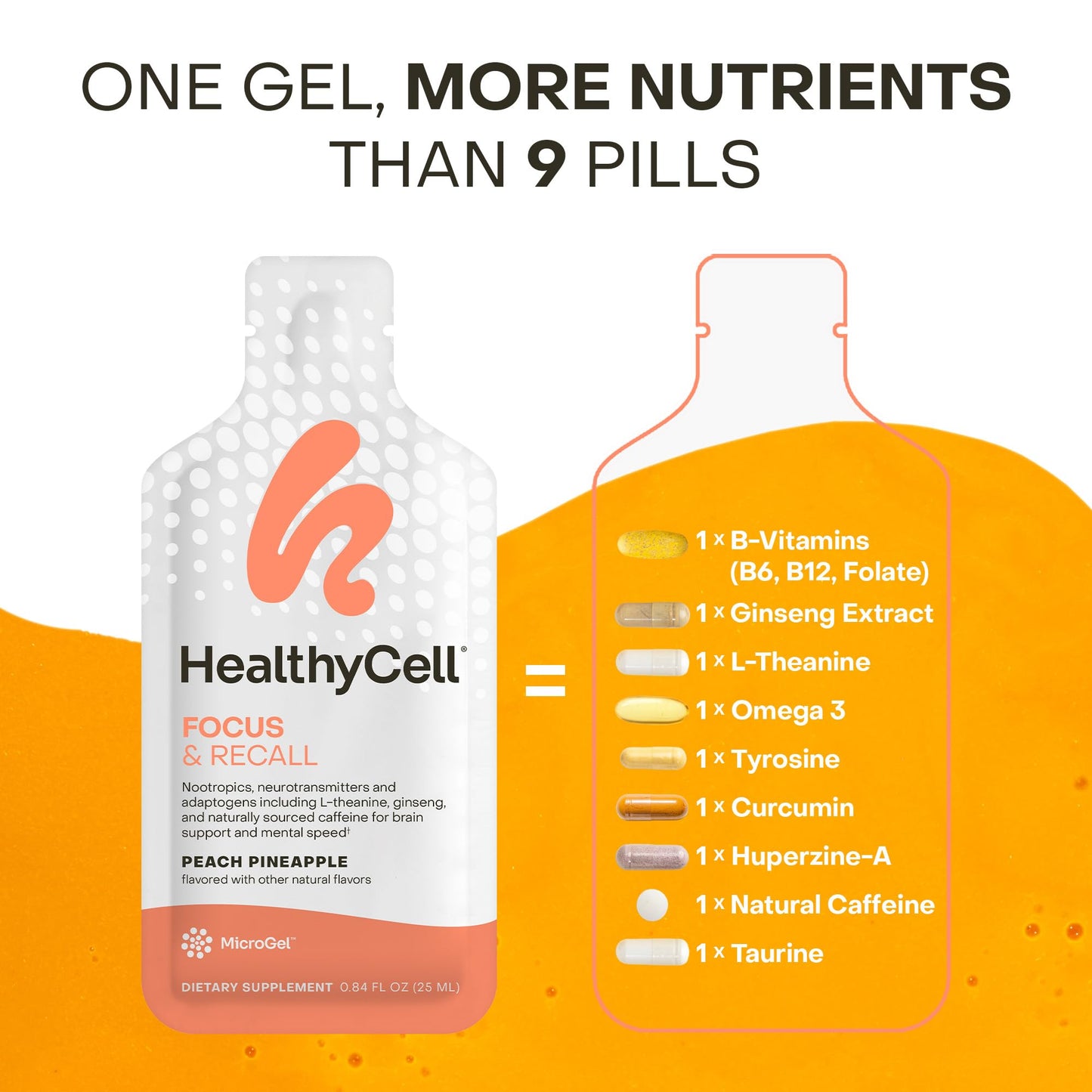 Healthycell Focus & Recall Softgels 30