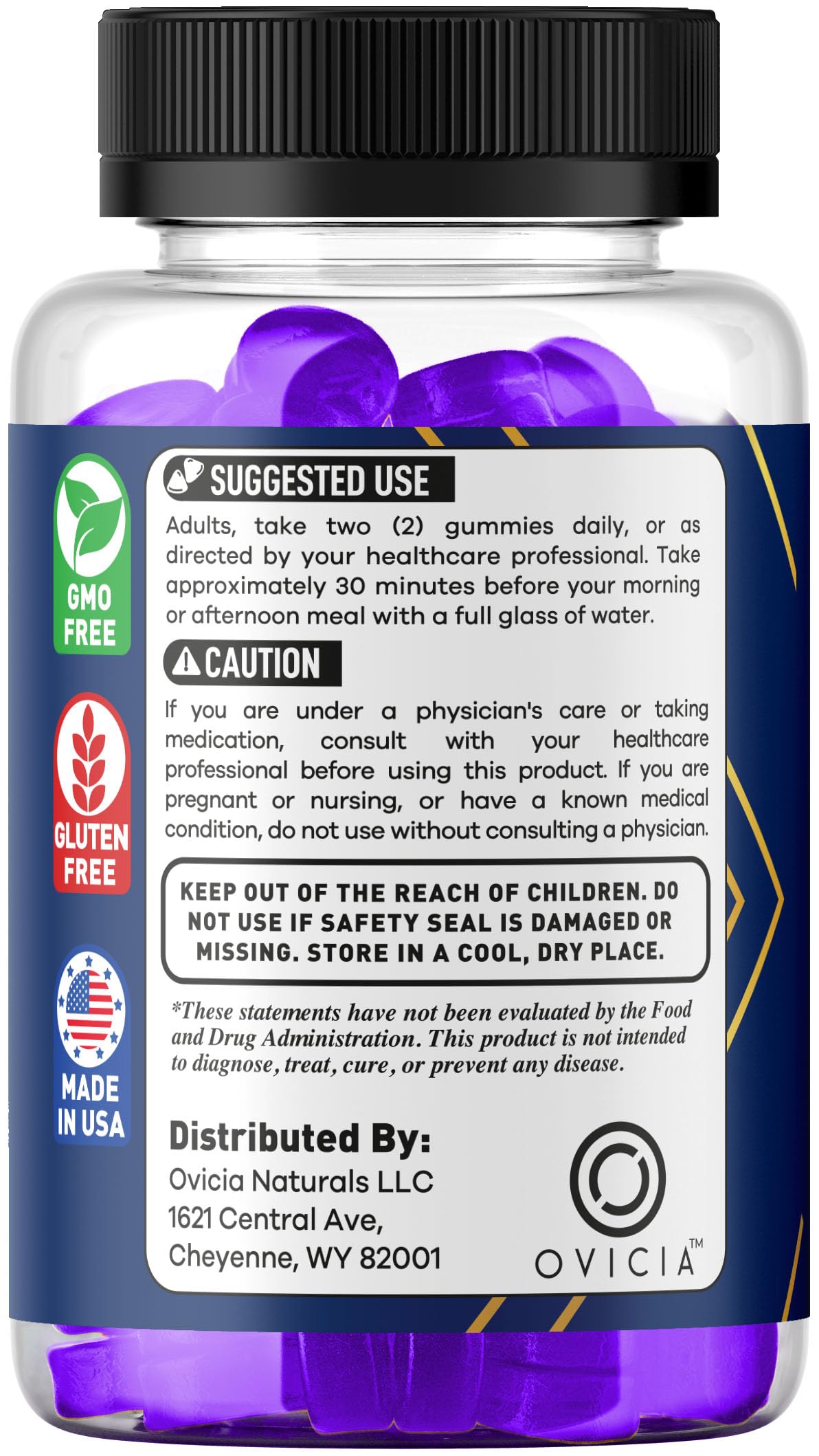 OVICIA Jellyfil Gummies 180 Gummies