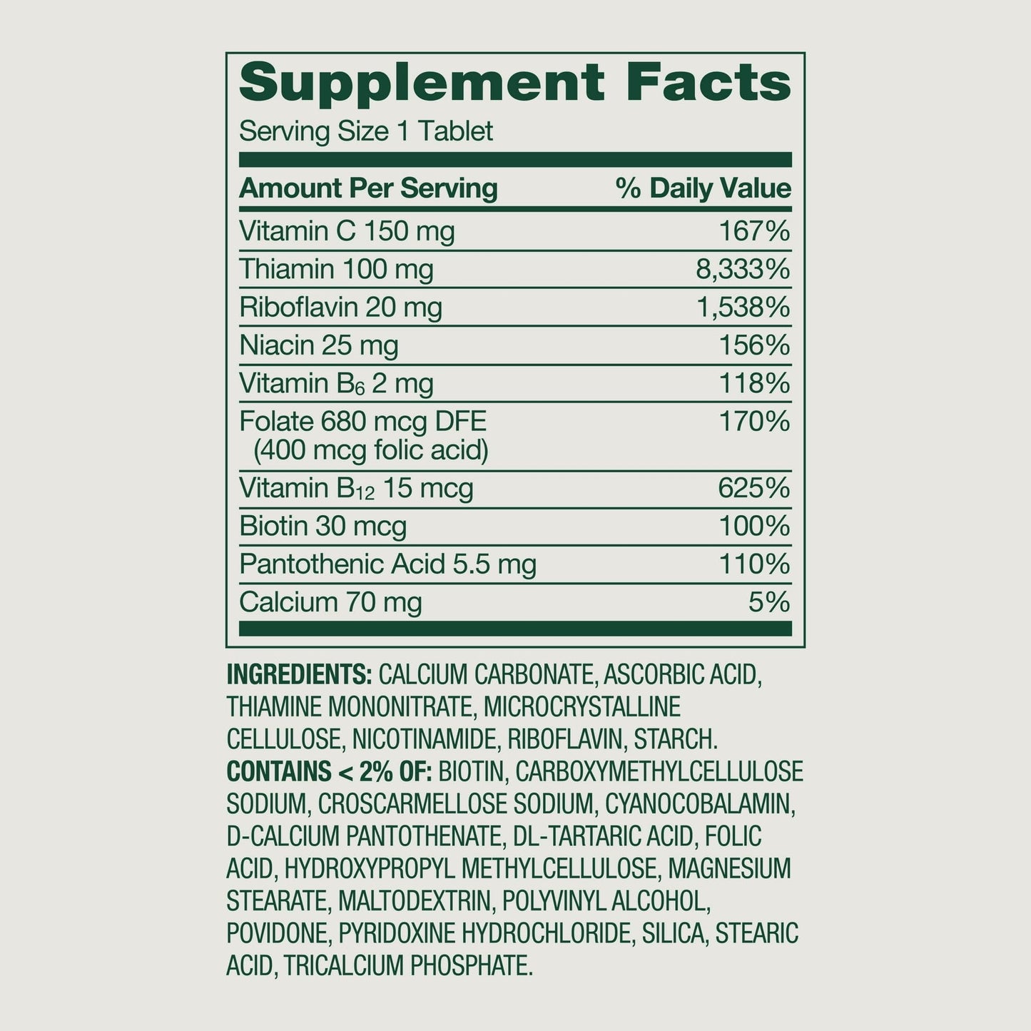 Fusion Shop Store Super B Complex Tablets 250 Count