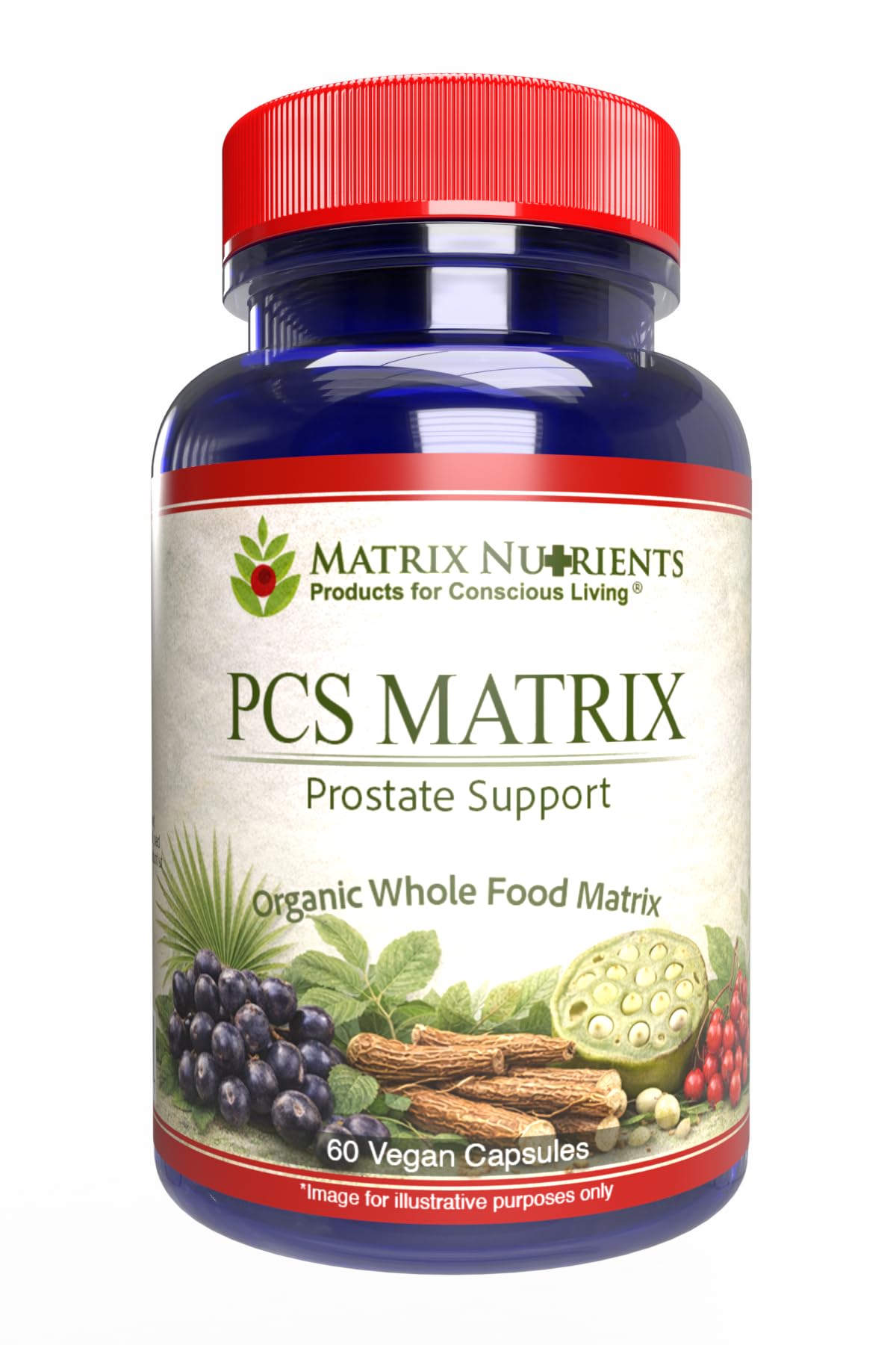 Matrix Nutrients PCS Matrix Lower PSA Levels for Healthy Prostate Capsules, 60 Count