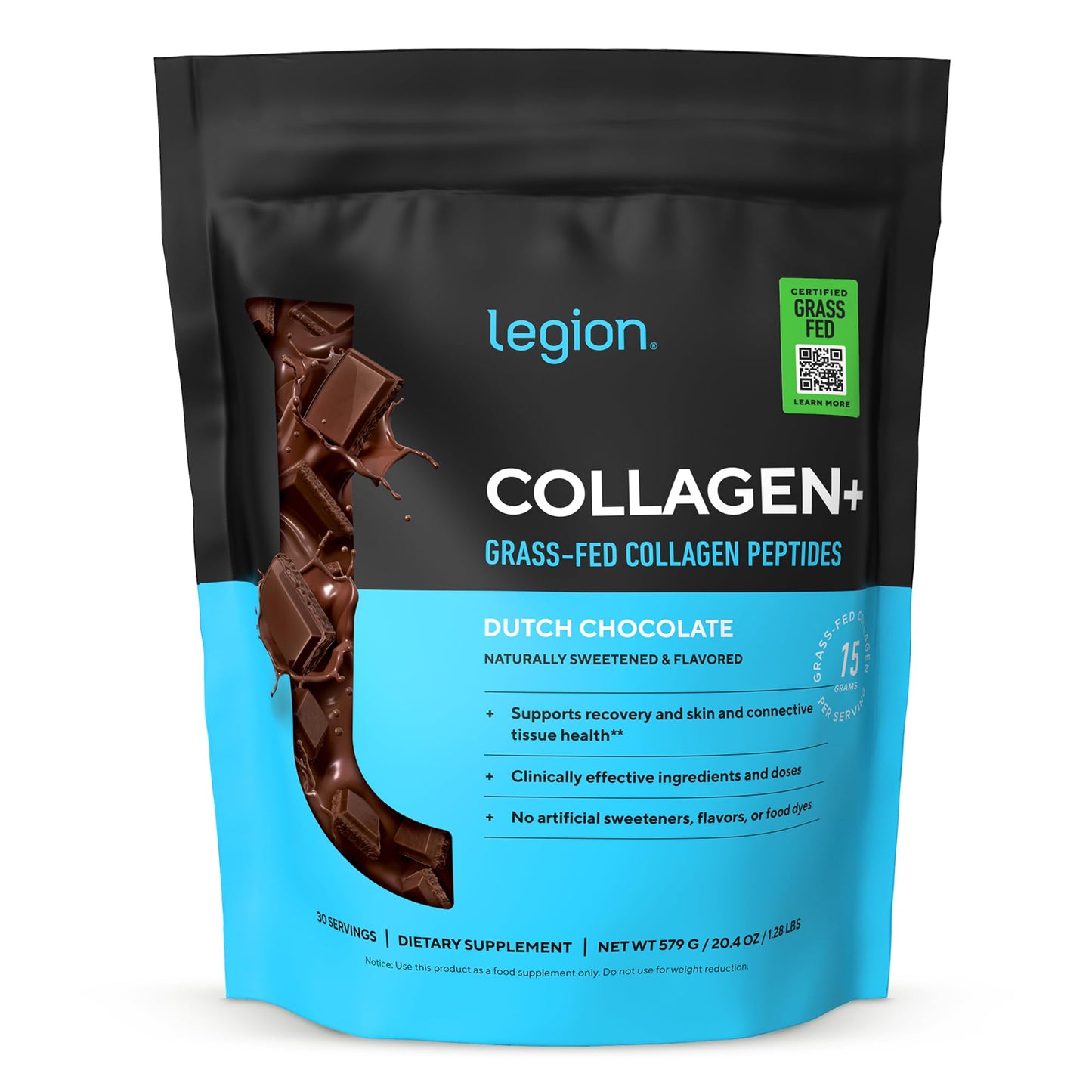 LEGION Hydrolyzed Collagen Peptides Powder 17.7