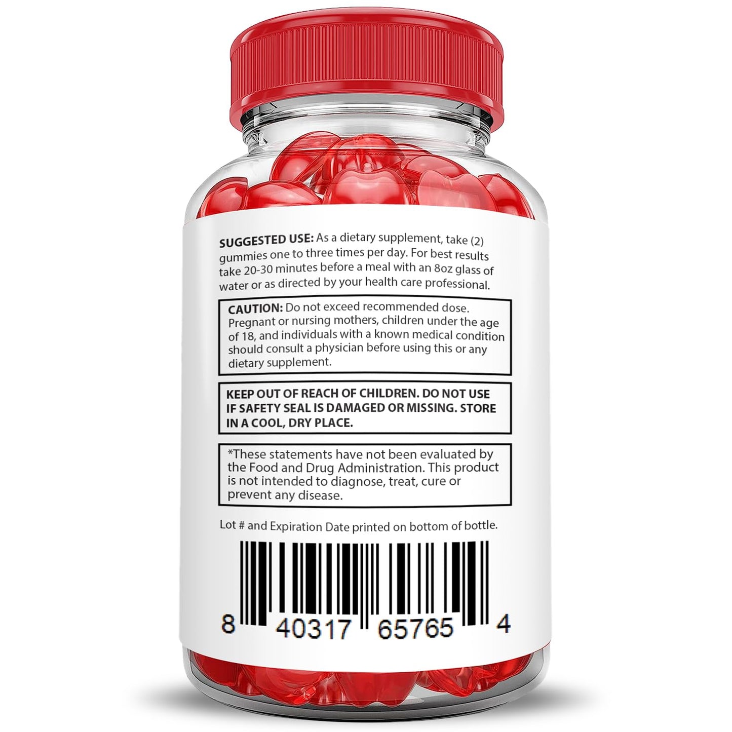 Justified Laboratories Activboost Keto ACV Gummies Gummy 600 Count