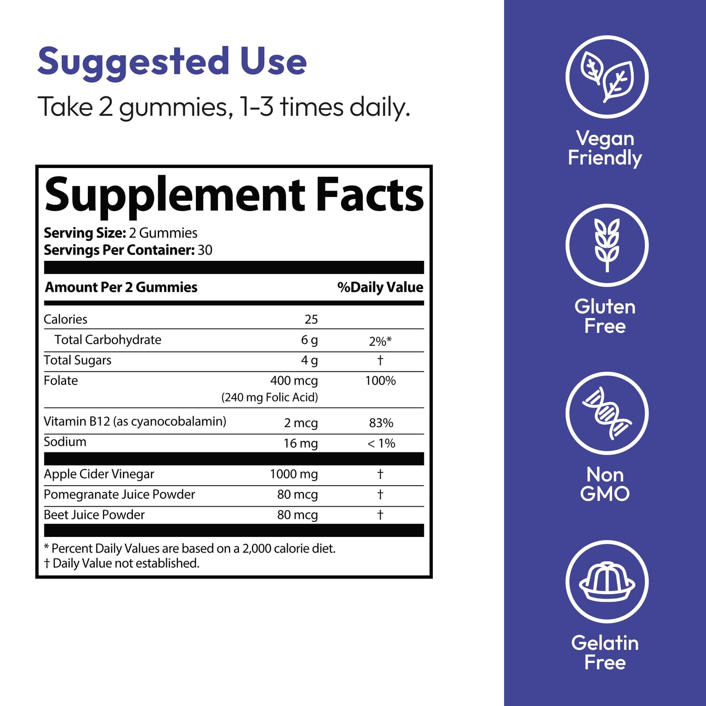 Justified Laboratories Keto Thrive Keto ACV Gummies (1000 mg), 180 Gummies