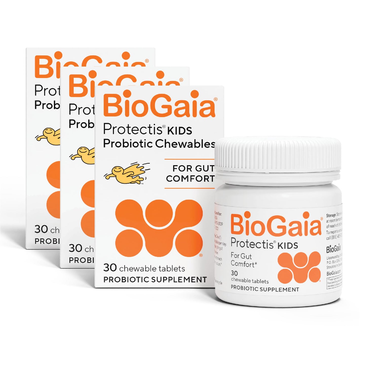 BioGaia Kids Probiotic Chewables Tablets, 90 Count