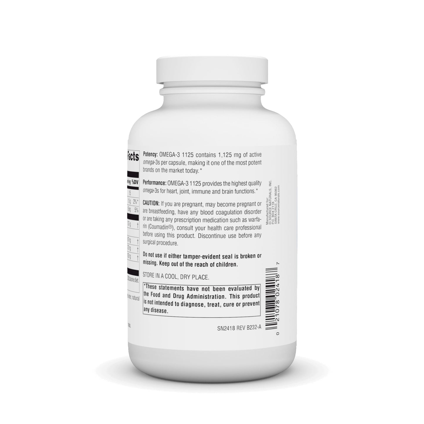 Source Naturals ArcticPure Omega-3 1125-120, 120 Softgels