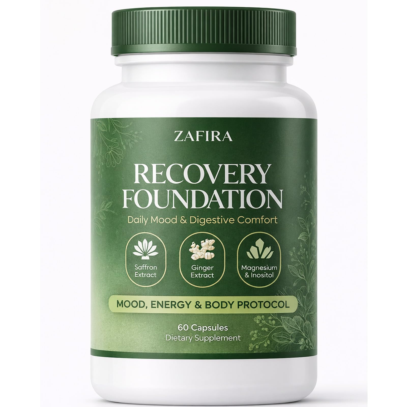 Lytavia Zafira Organics Recovery Foundation Capsules, 60 Capsules