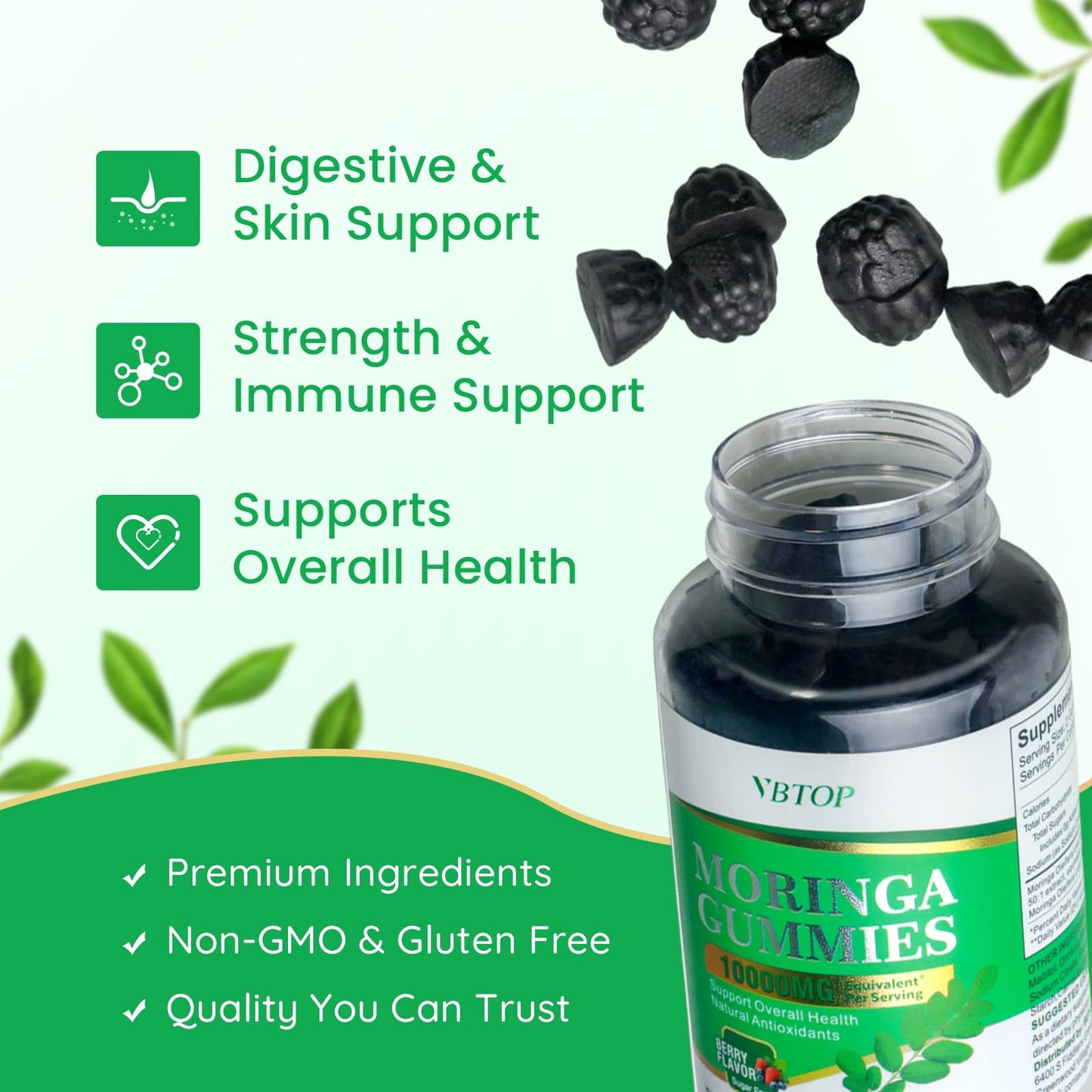 VBTOP Moringa Softgels 120 Count