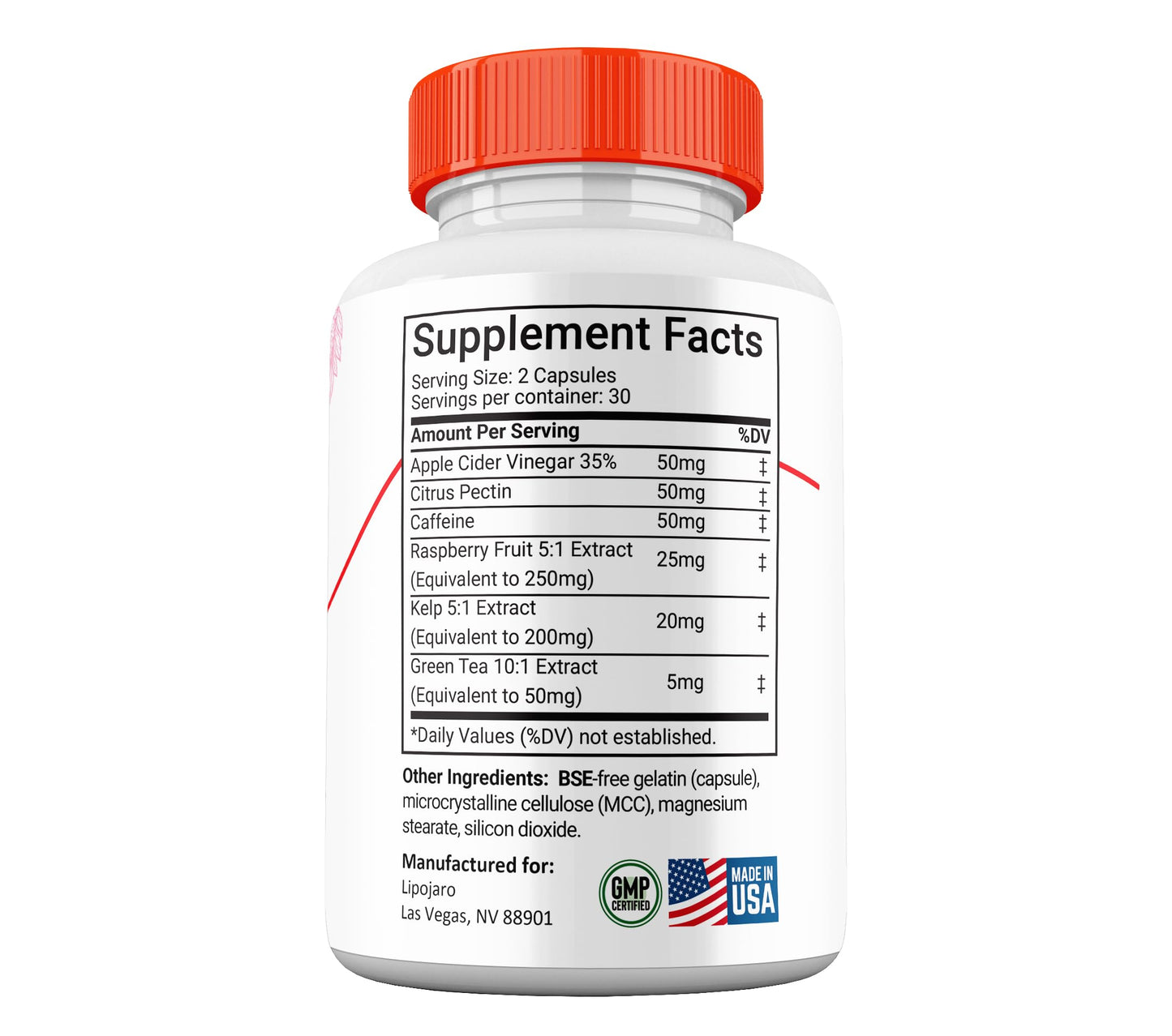 Shark Labs LipoJaro Capsules, 60 Count