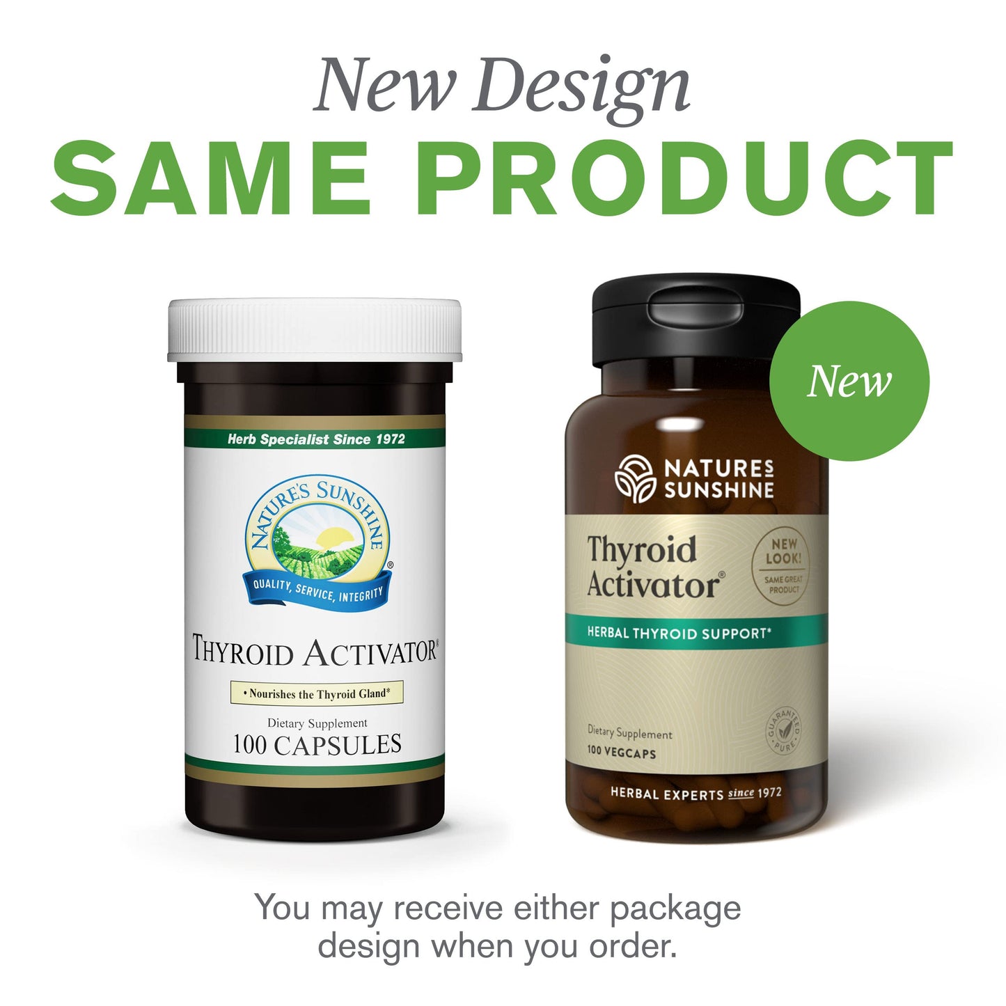 Nature's Sunshine Thyroid Activator Capsules 100