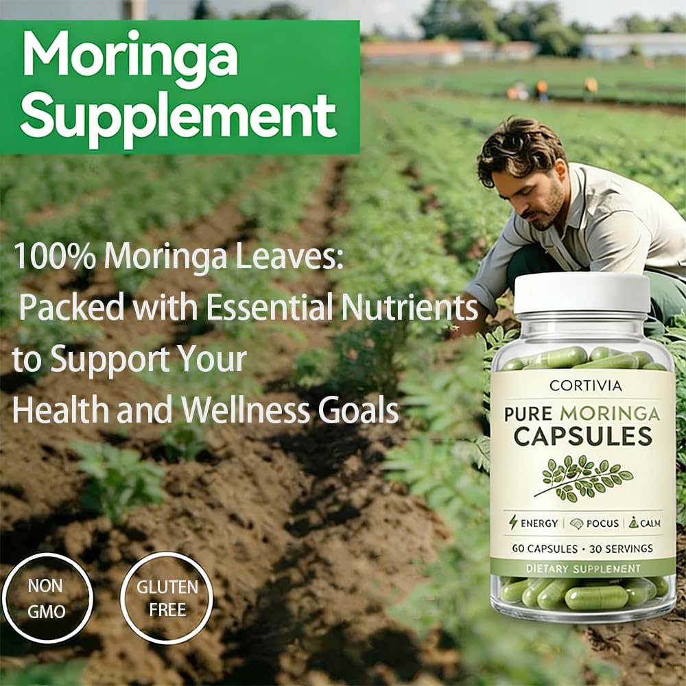NIVELLE Cortivia Moringa Capsules, 60 Capsules
