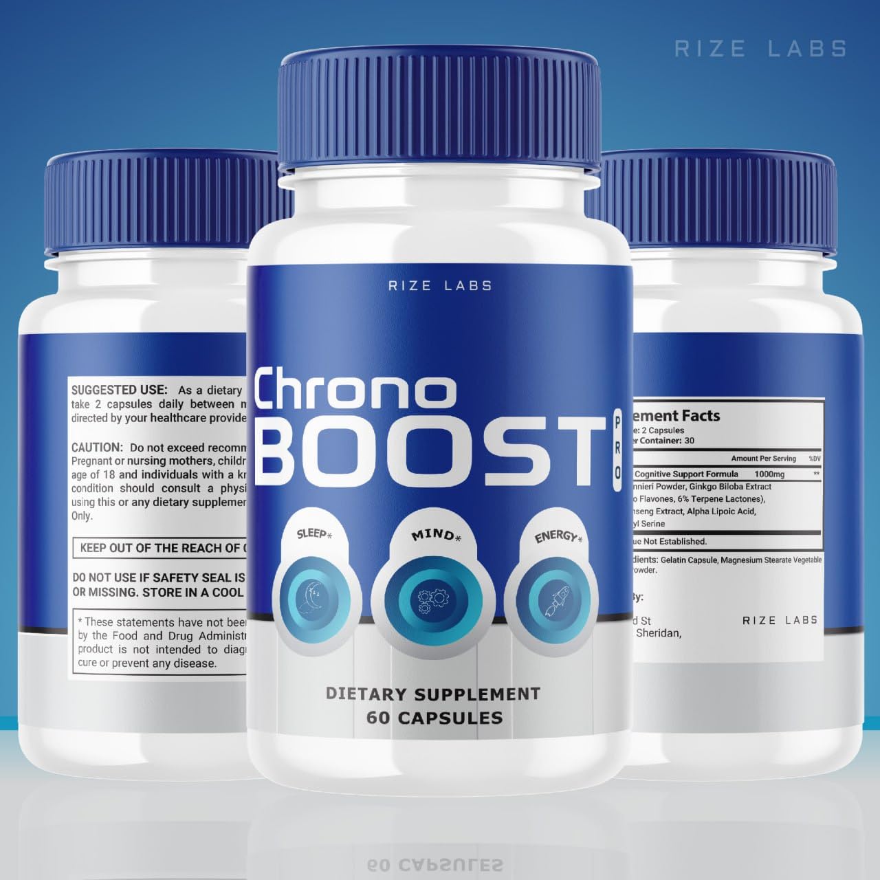Rize Labs Chrono Boost Pro Capsules 120 Capsules