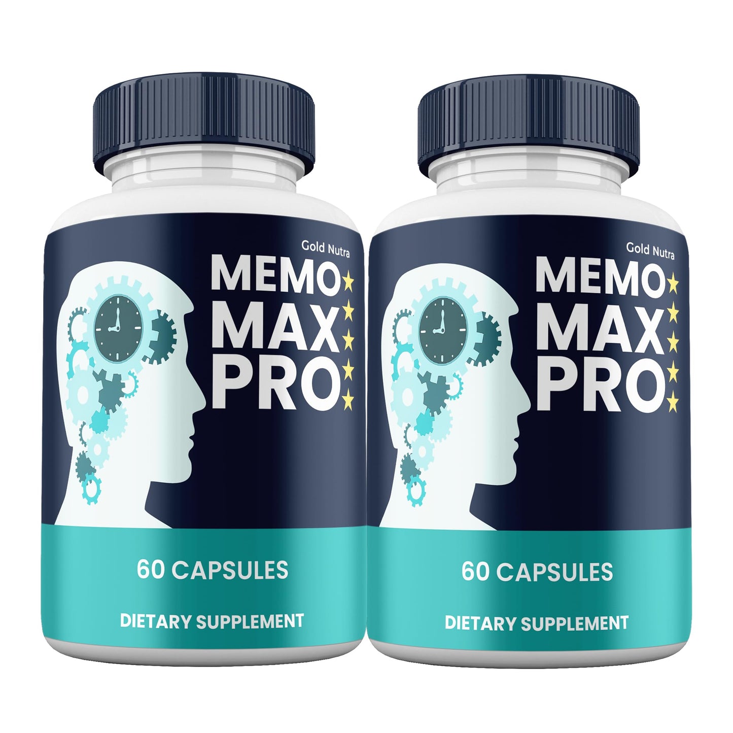 Gold Nutra Memo MaxPro Capsule, All Natural Brain and Cognitive Supplement, 2 Capsules