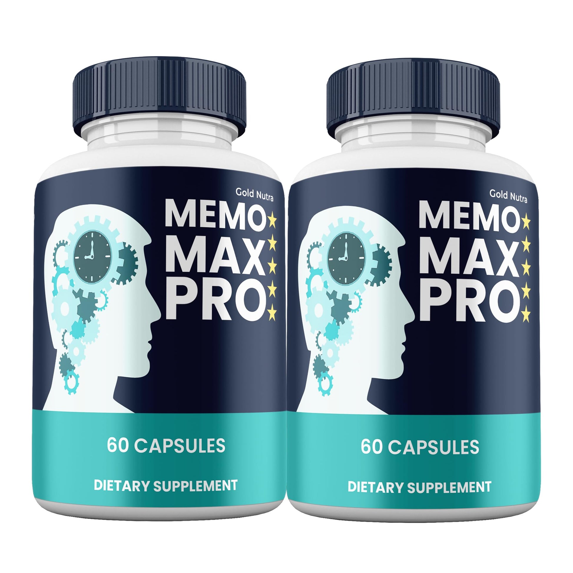 Gold Nutra Memo MaxPro Capsule, All Natural Brain and Cognitive Supplement, 2 Capsules