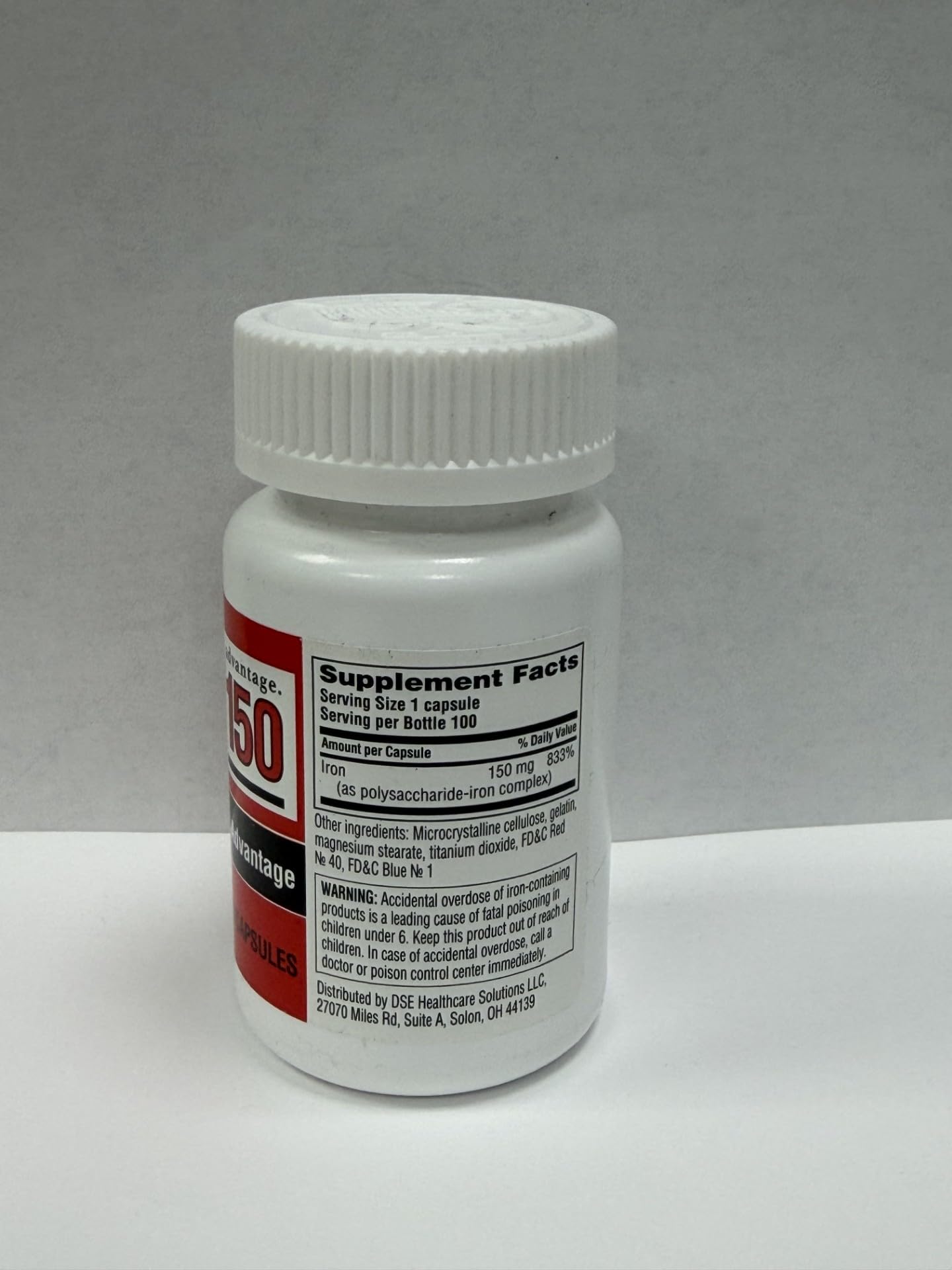 NU-Iron 150 Iron Supplement Capsule 100 Capsules