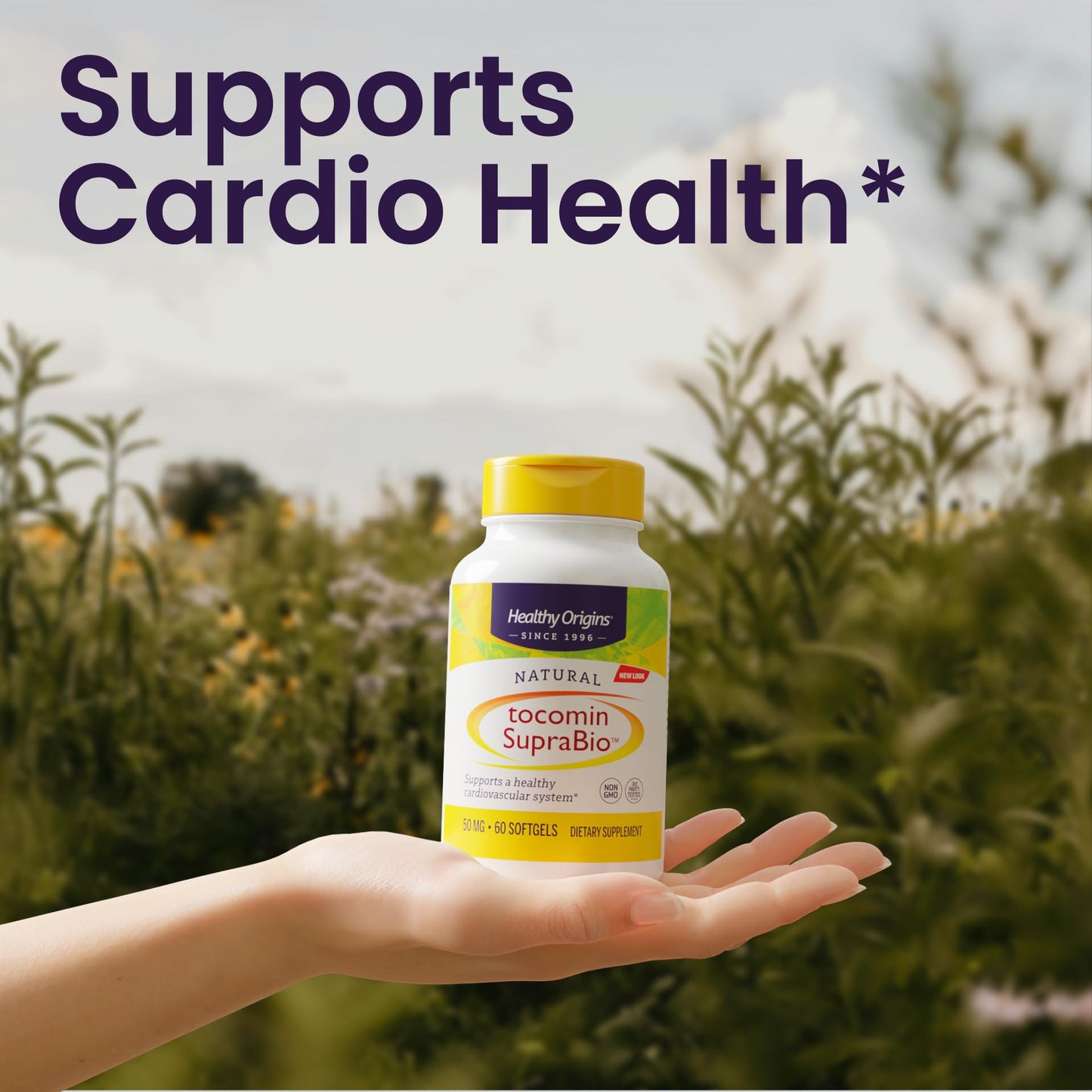 Healthy Origins Tocomin SupraBio Tocotrienols 50 mg Softgel, 150 Softgels