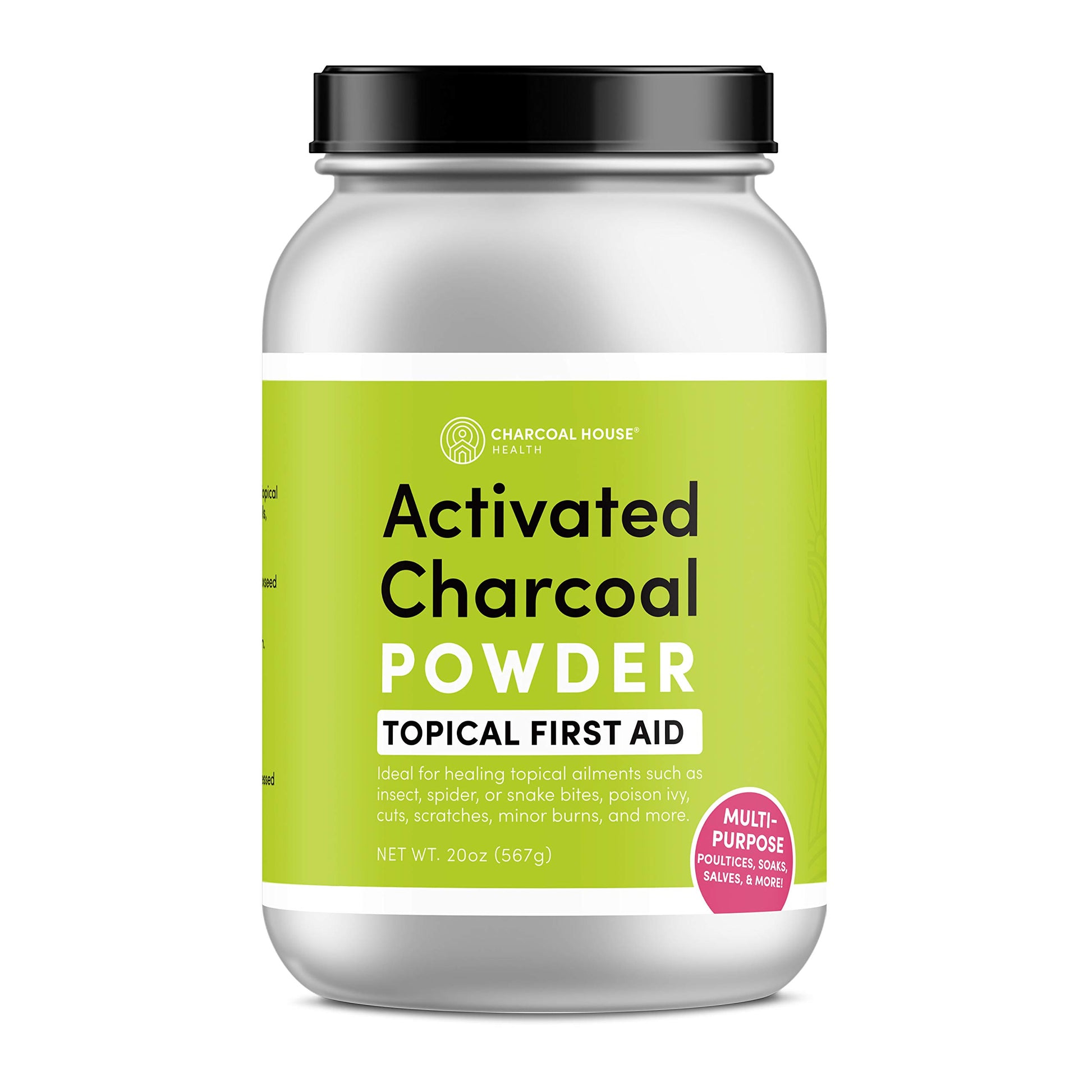 Charcoal House Hardwood Activated Charcoal Powder, 20 oz