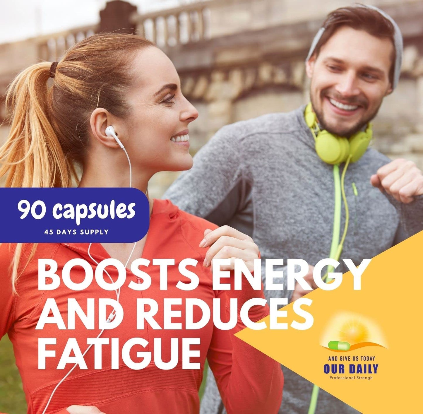 AND GIVE US TODAY OUR DAILY Our Daily Vites Magnesium Potassium Complex Capsules 90 Count