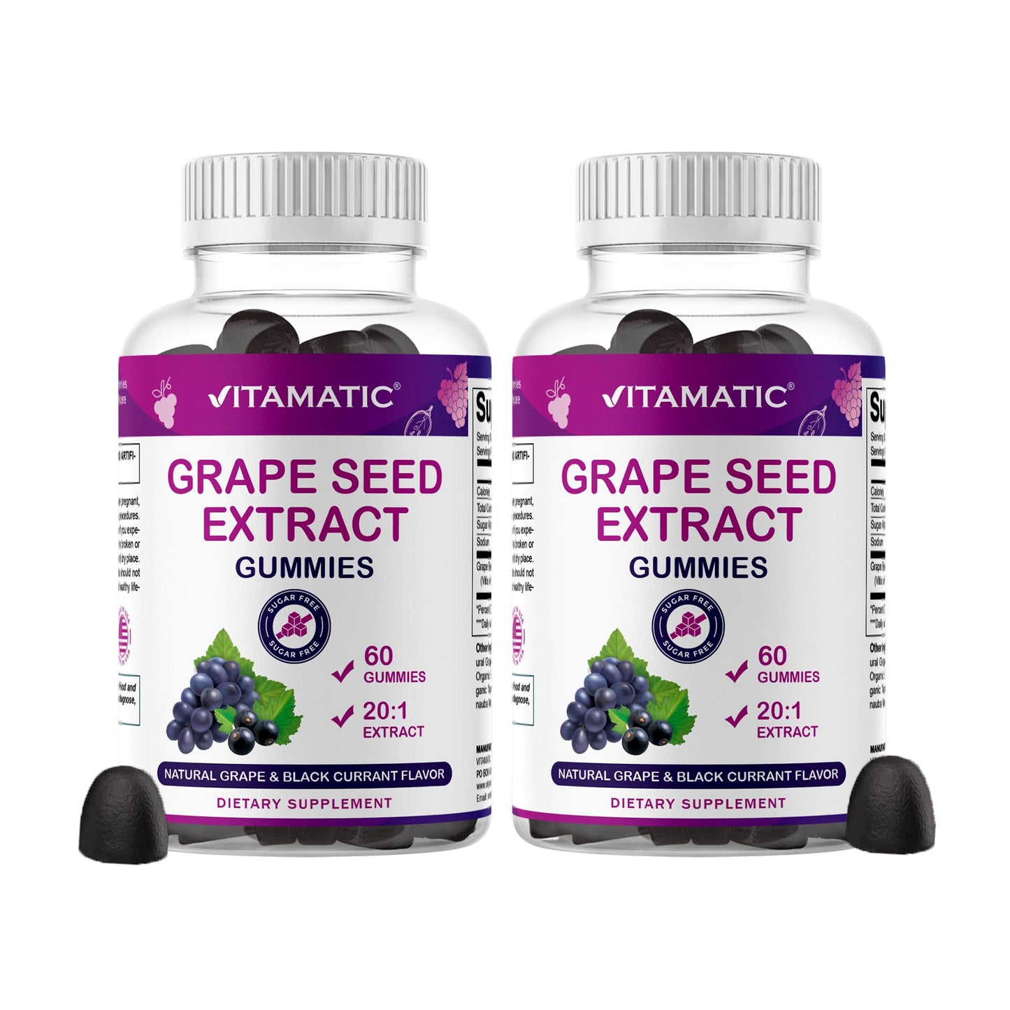 Vitamatic Grape Seed Extract Gummies 120 Gummies