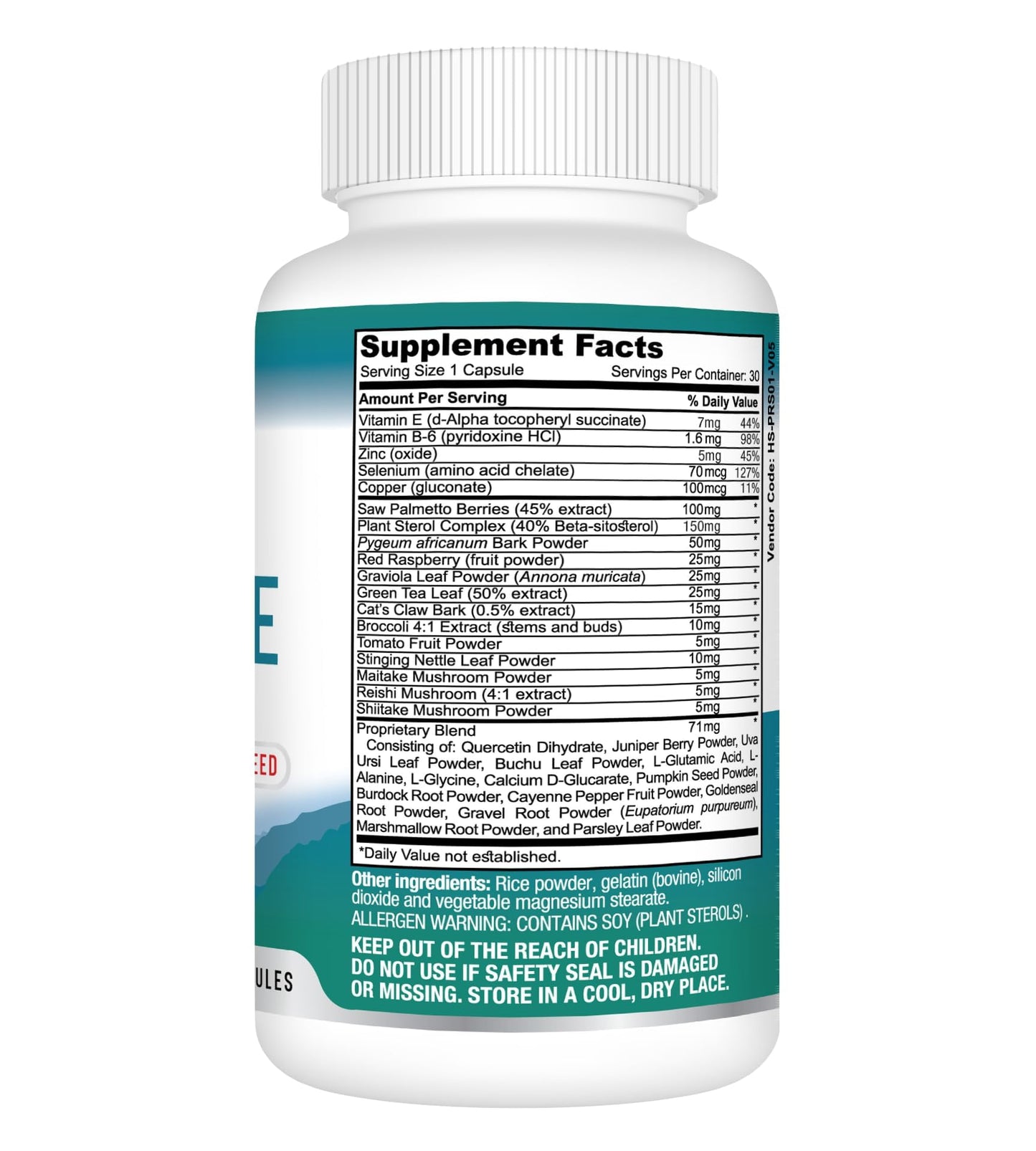 Best Earth Naturals Prostate Support Capsule 30 Count