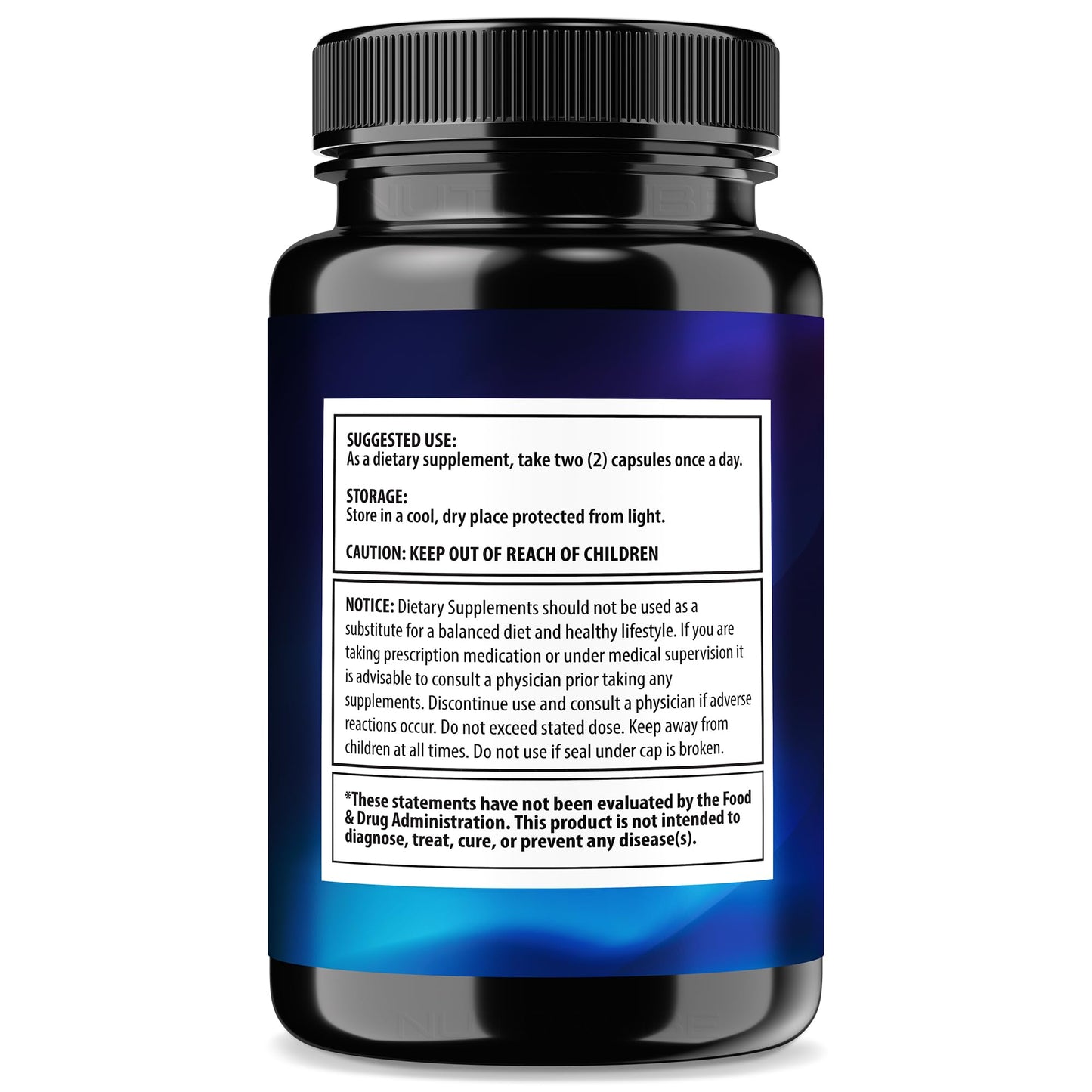 NutraVibe Memory and Mood Brain Capsule 60 Capsules
