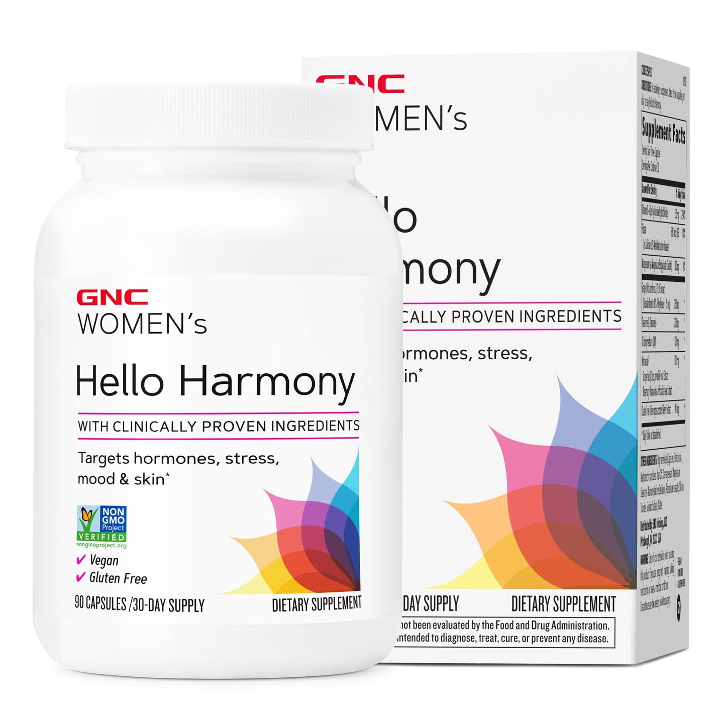 GNC Women's Hello Harmony Hormonal Support Capsule, 90 Count