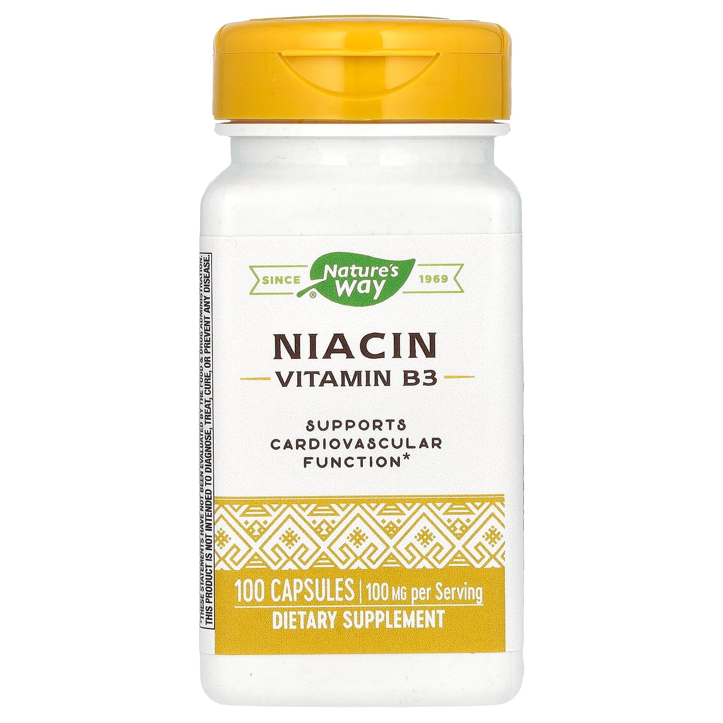 Nature's Way Niacin 100mg Capsule, 100 Capsules