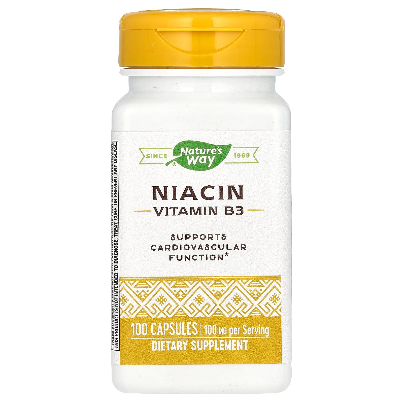 Nature's Way Niacin 100mg Capsule, 100 Capsules