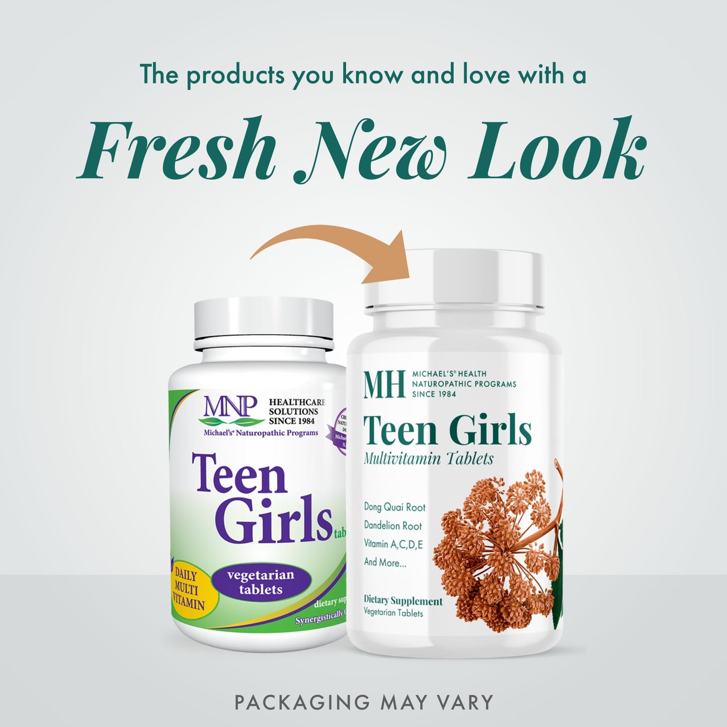 Michael's Health Naturopathic Programs Teen Girls Multivitamin 60 Tablets