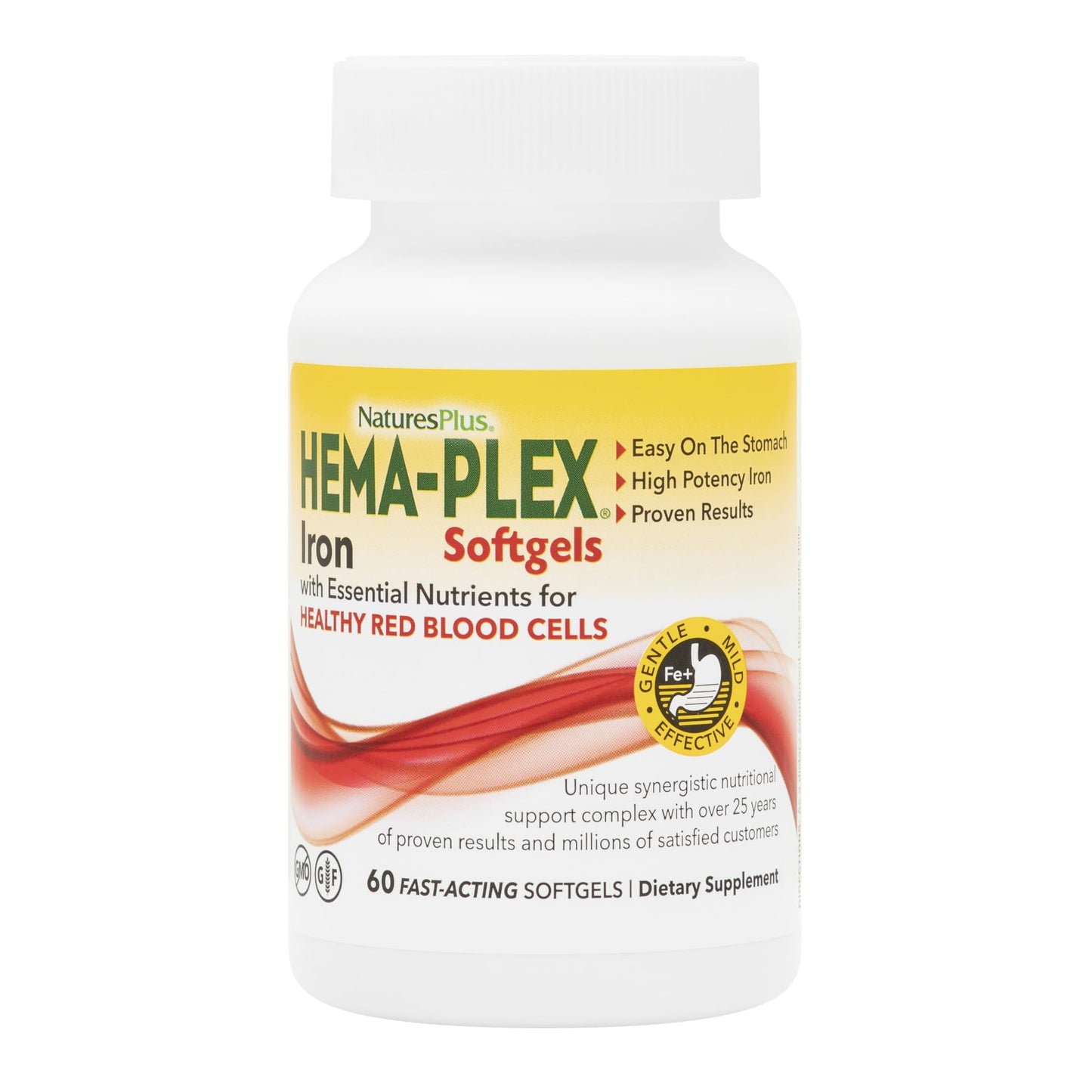 NaturesPlus Hema-Plex Iron 60 Softgels