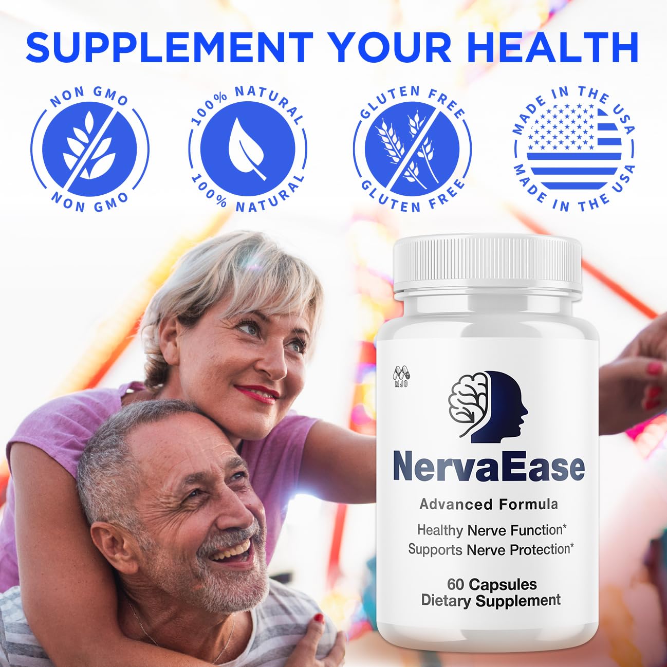 MJO NervaEase Capsules 60 Count