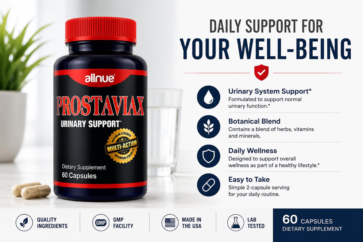 All Nue Prostaviax 60 Capsules