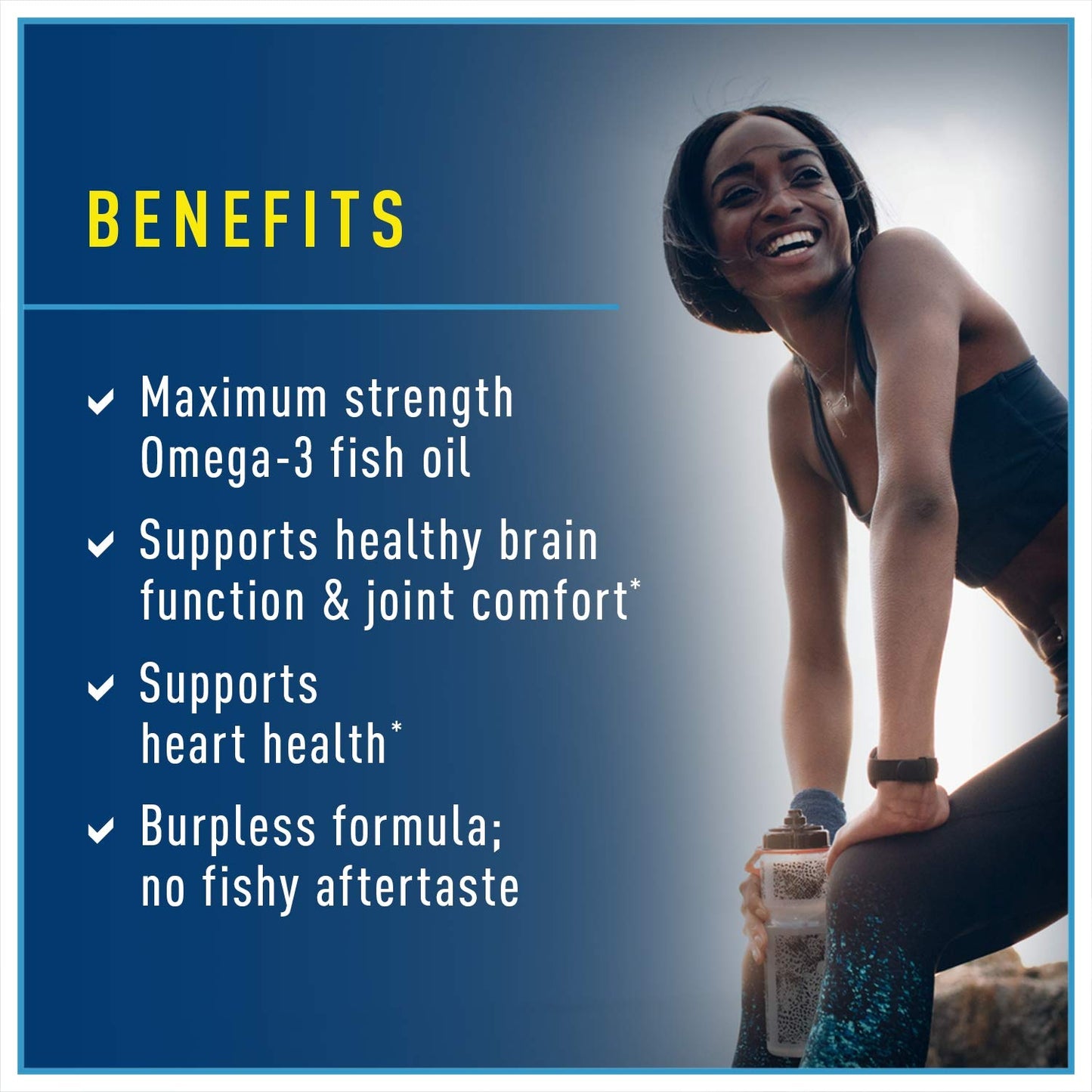 Renew Life Norwegian Gold Adult Fish Oil - Super Critical Omega, Fish Oil Omega-3 Supplement - Gluten & Dairy Free, 30 Tablets