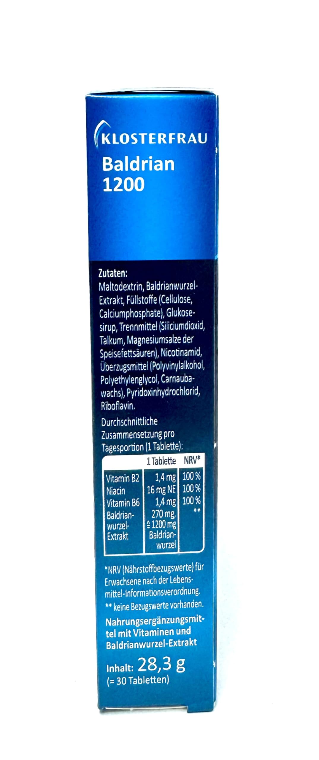 Generic Baldrian 1200 Valerian Root Dry Extract Tablet, 1 Count