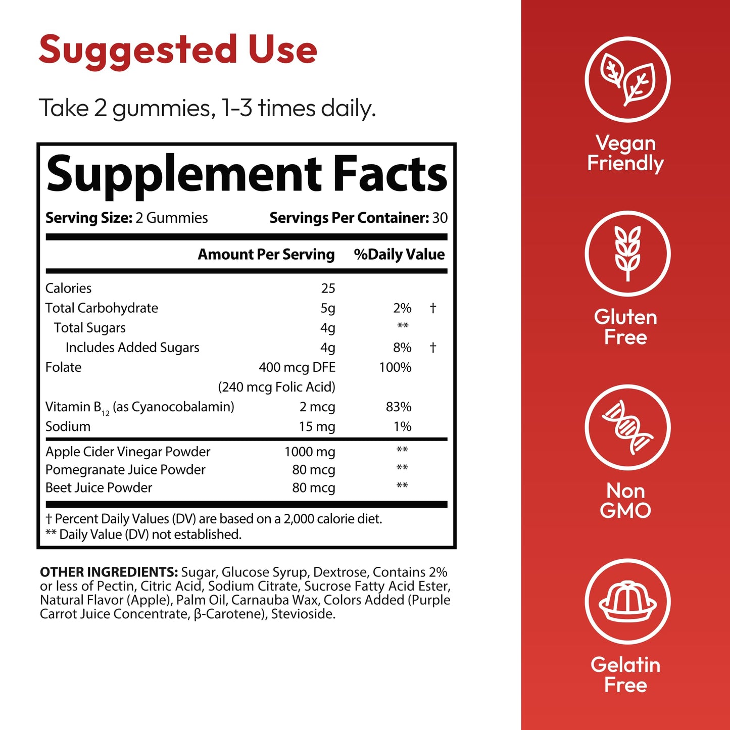Justified Laboratories Ketosyn Keto ACV Gummies (1000 mg) Gummy 120