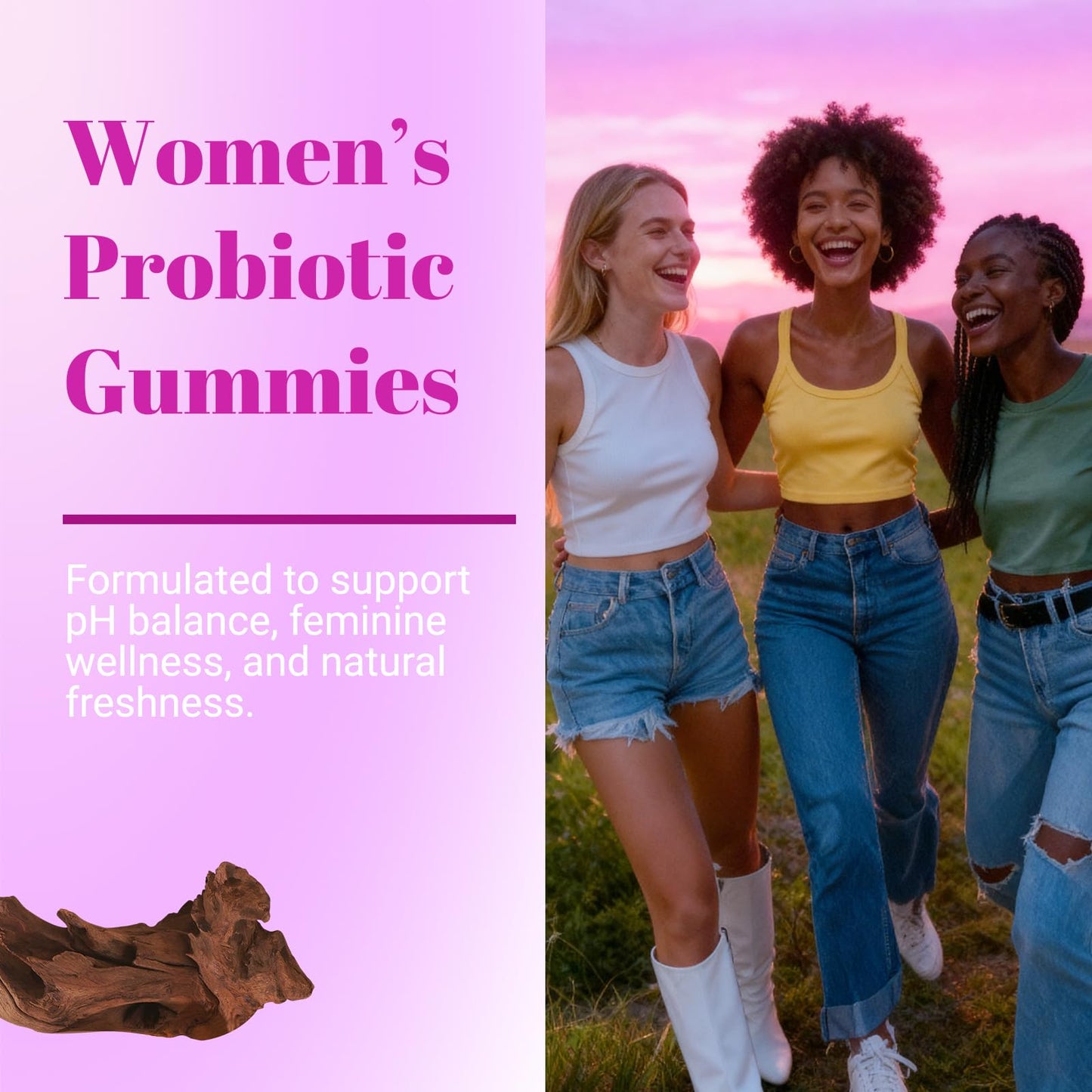 Le Tian Xian Her Juicy Feminine Probiotics Gummies, 60 Count