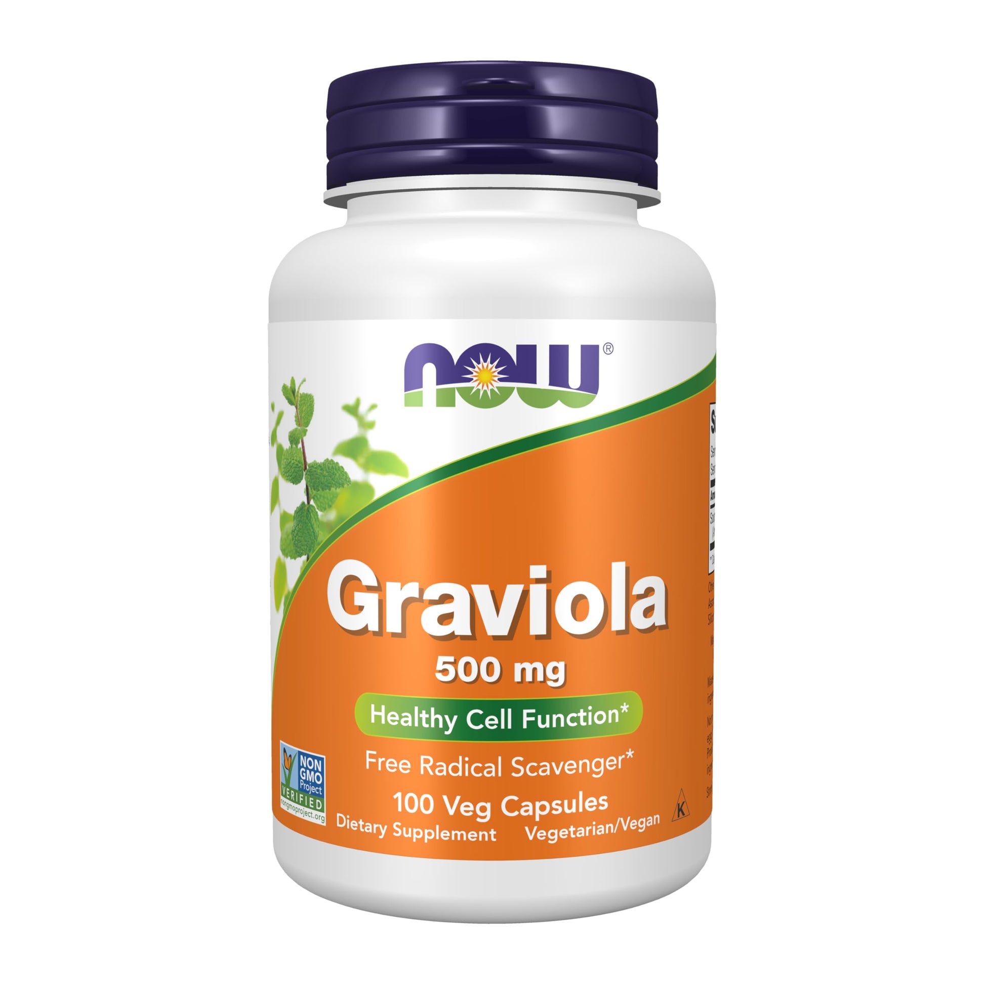NOW Foods Graviola (Annona muricata) 500 mg Capsule, 100 Veg Capsules