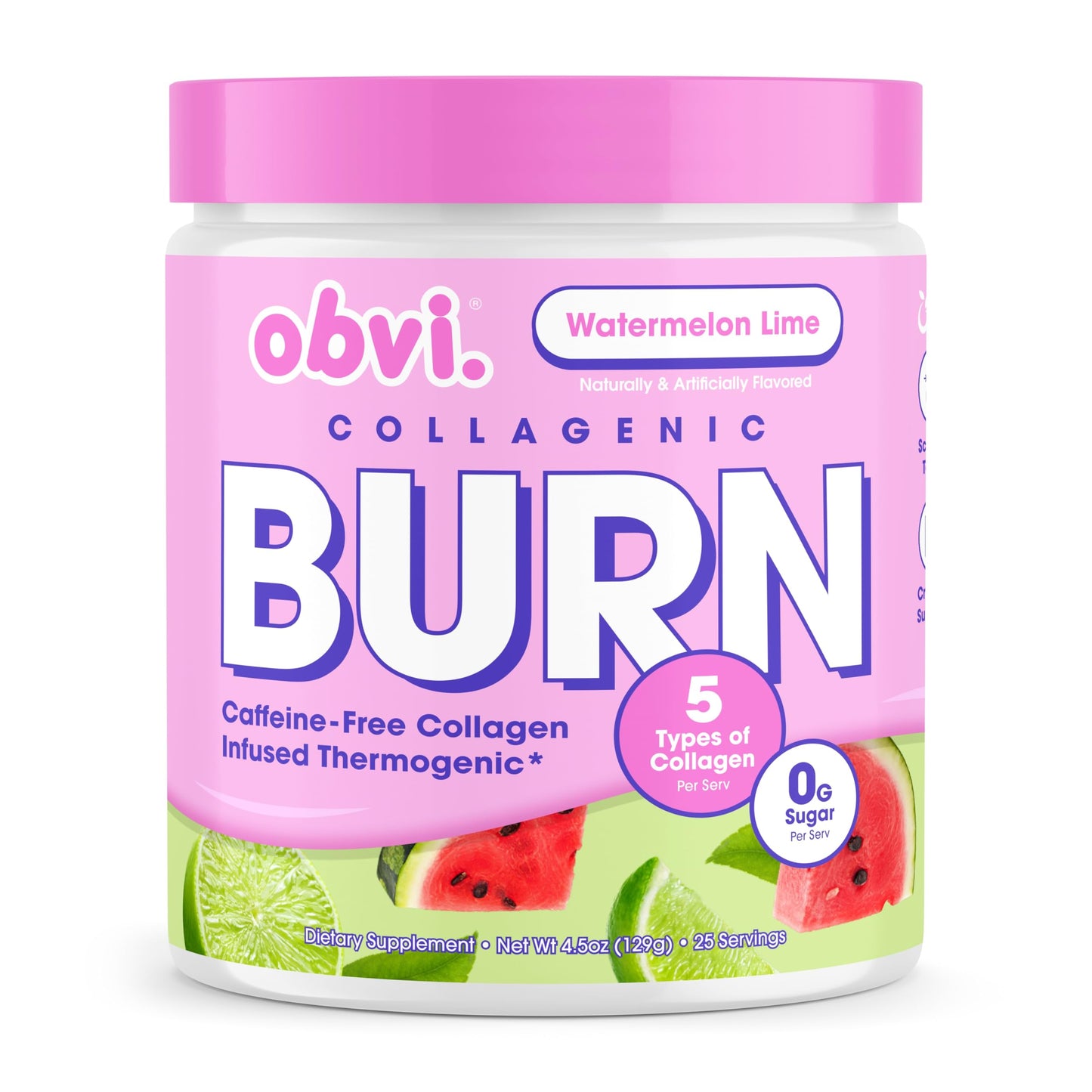 Obvi Collagenic Burn Powder 4.5 Ounce