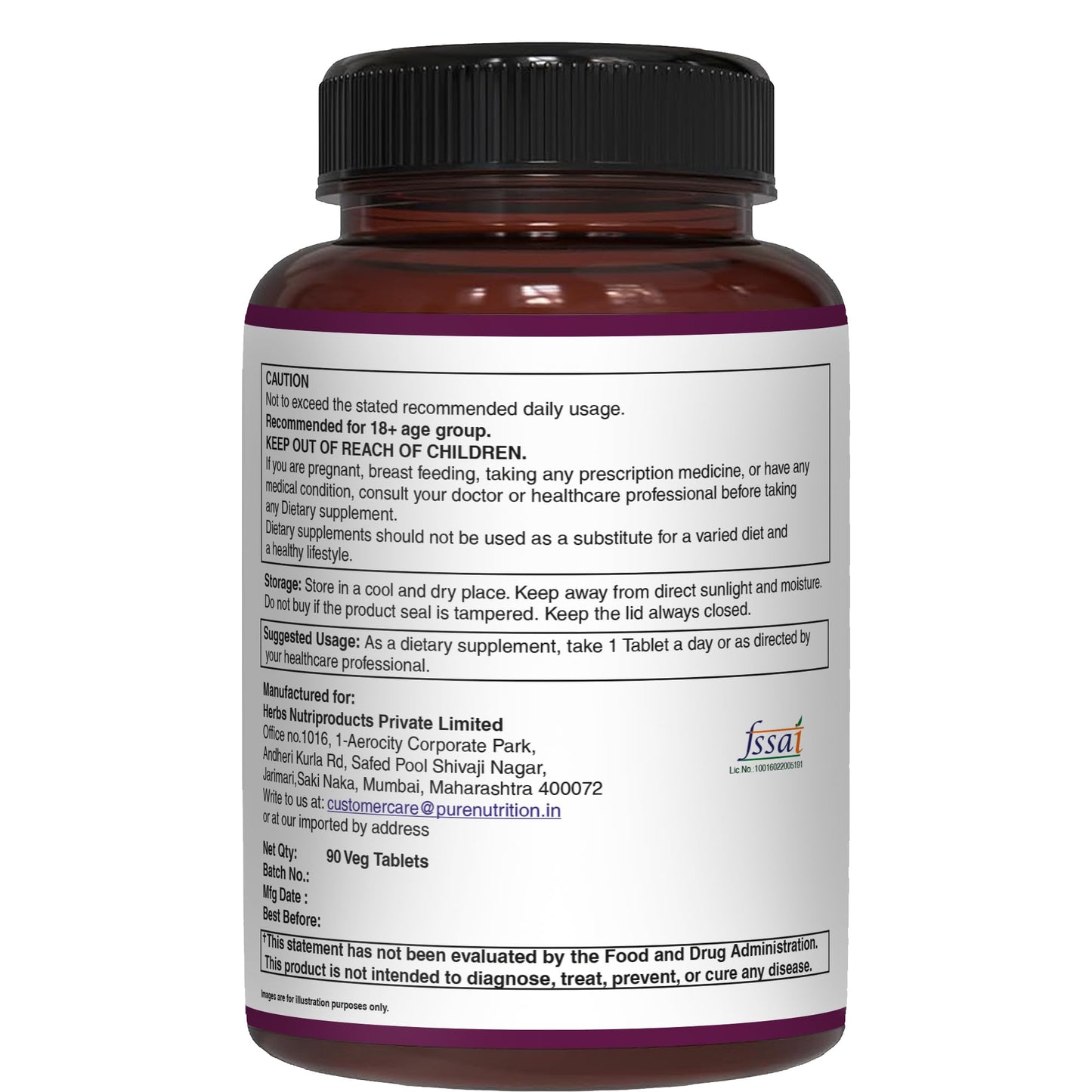 PURE NUTRITION NATURAL TREASURES Melatonin 5mg with Valeriana Wallichii Tablets, 90 Count