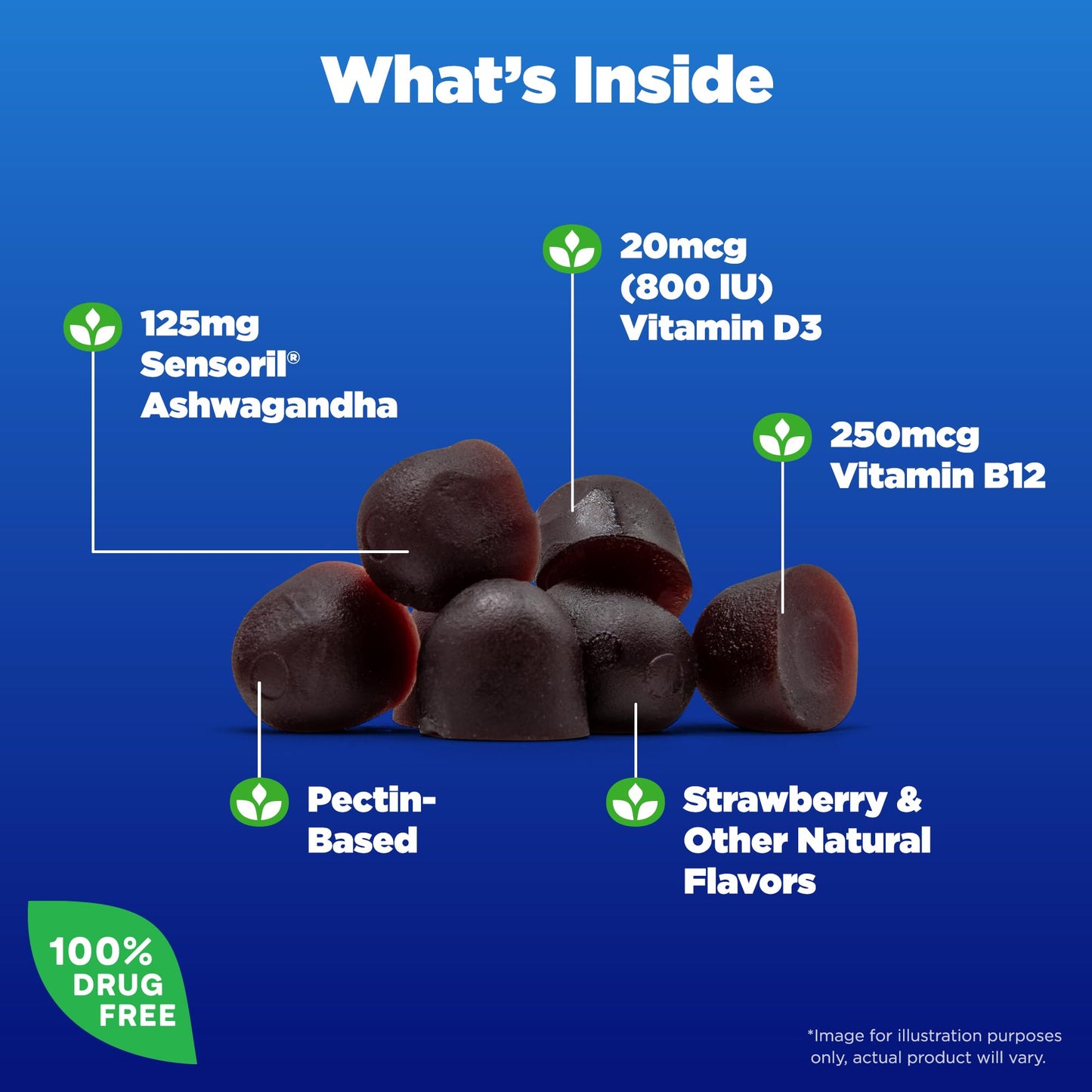 Natrol Ashwagandha Complete Gummy 30 Gummies