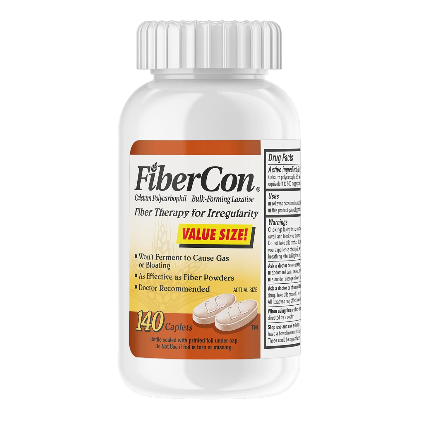 Fibercon Fiber Therapy Coated Caplets 100 Count