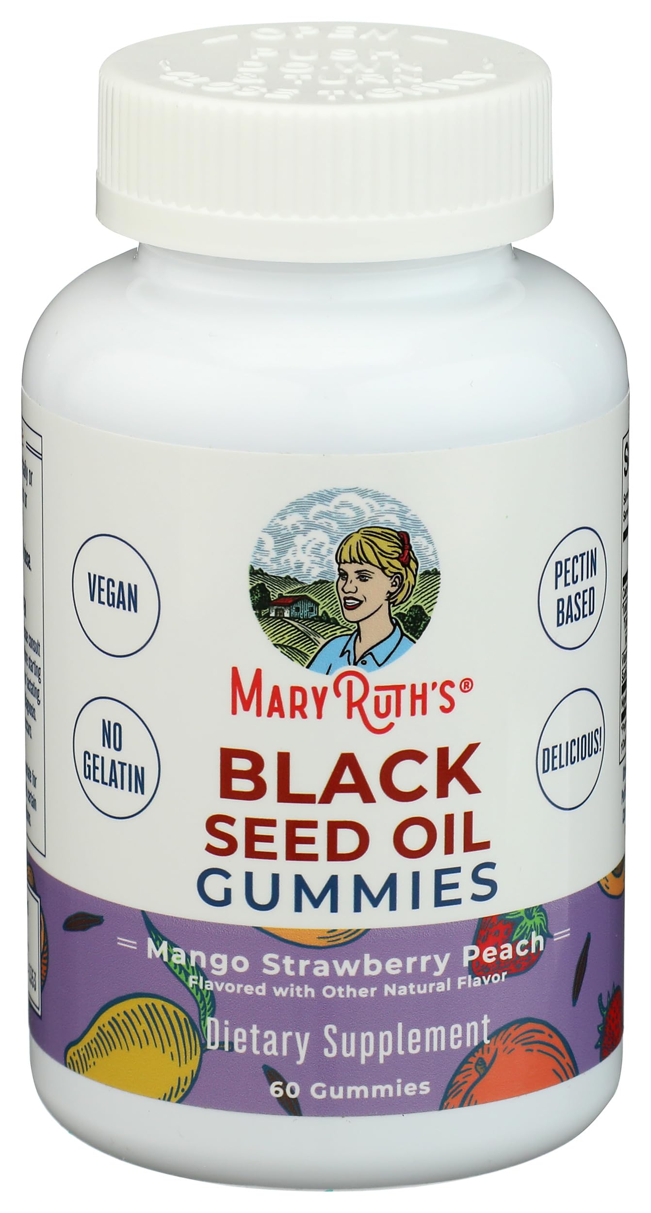 MARYRUTH'S Organics Black Seed Oil Gummies 60 Gummies