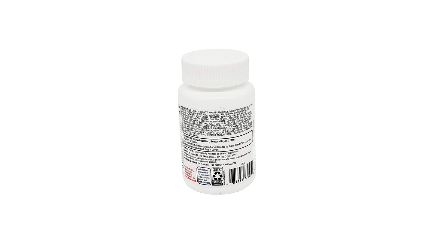 Equate One Daily Multivitamin Men's Health Formula Tablets 100