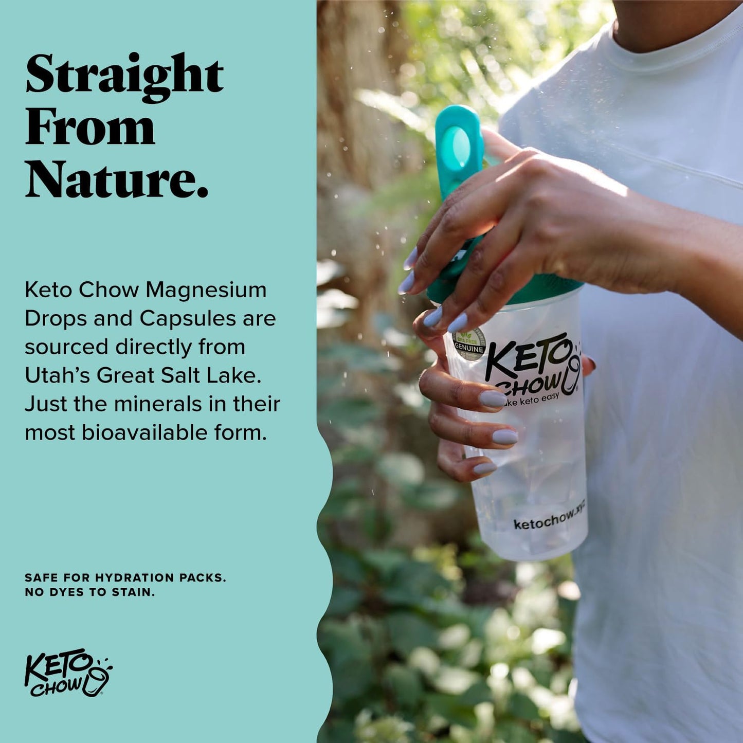 Keto Chow Ionic Magnesium Chloride Supplement Powder 0.83 Fl Oz