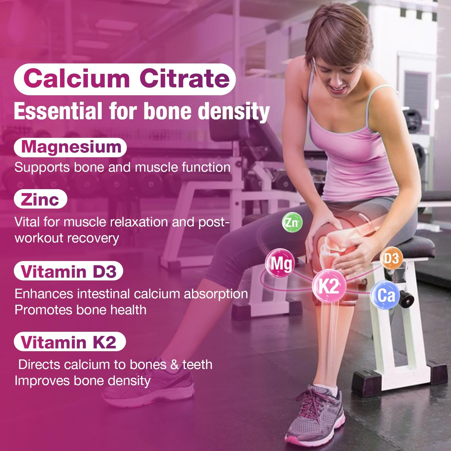 DIAOLAI Calcium Citrate Gummies 2 Pack